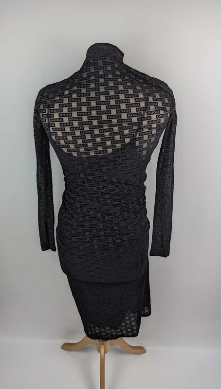 Hugo Nomy B Bodycon Dress Womens - Black