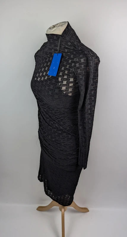 Hugo Nomy B Bodycon Dress Womens - Black