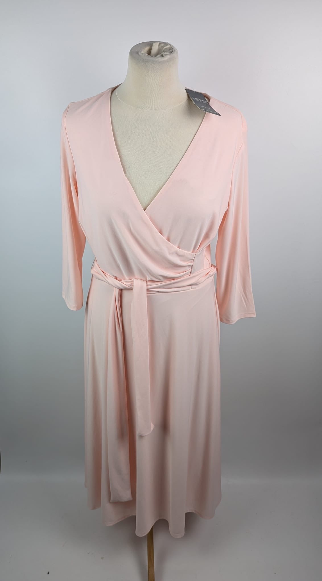Lauren by Ralph Lauren Carlyna Wrap Dress - Light Pink