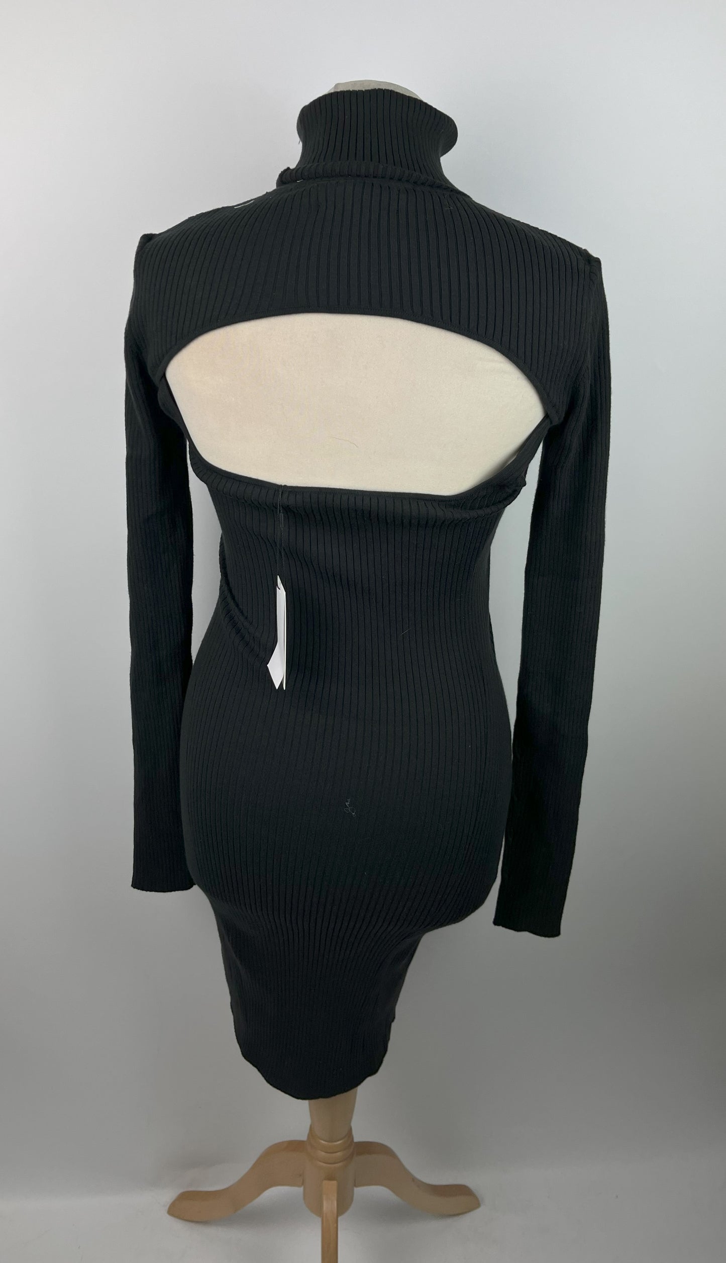 Calvin Klein Jeans 2-in-1 Roll Neck Jumper Dress - Black