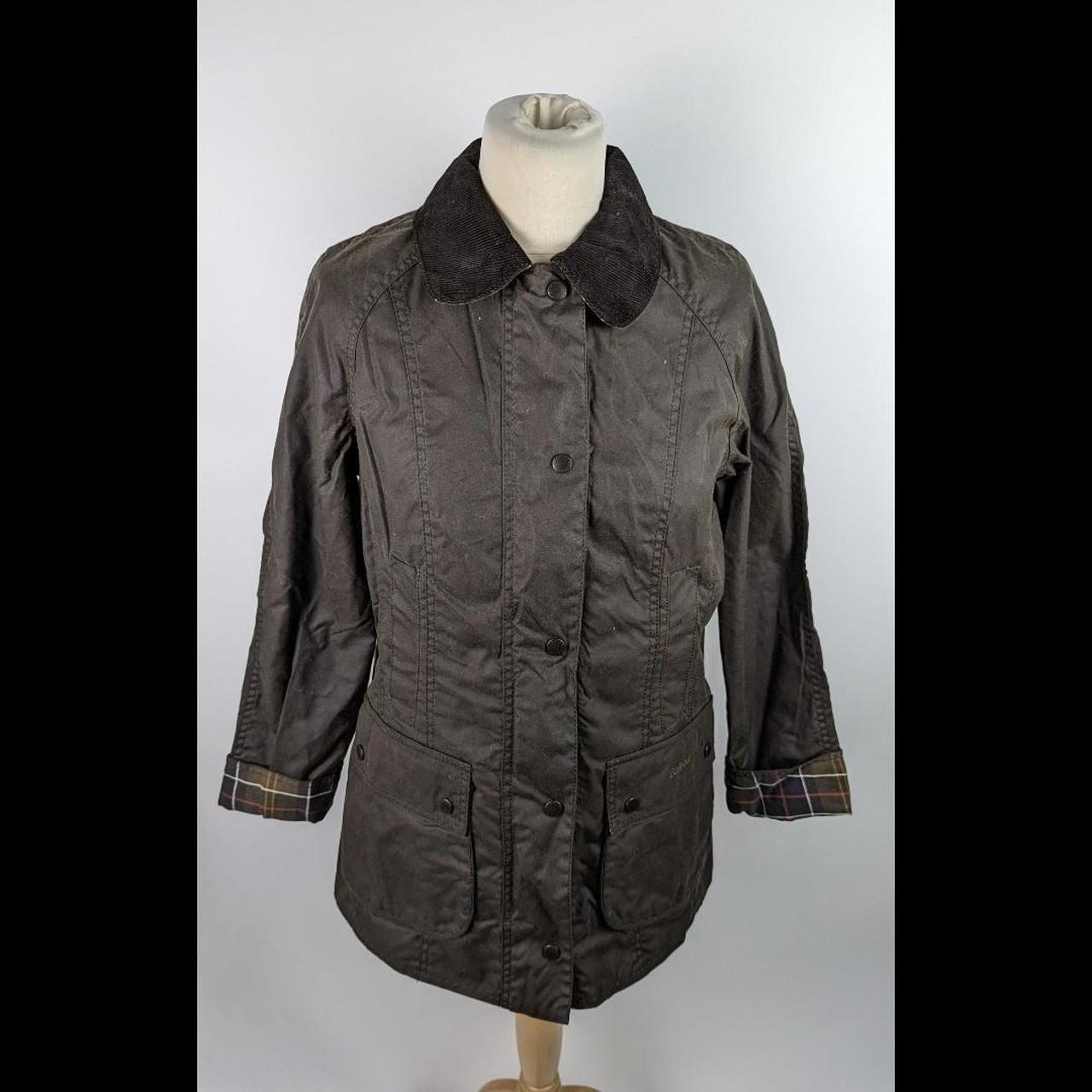 BARBOUR Womens Beadnell® Wax Jacket - Rustic (Dark Brown)