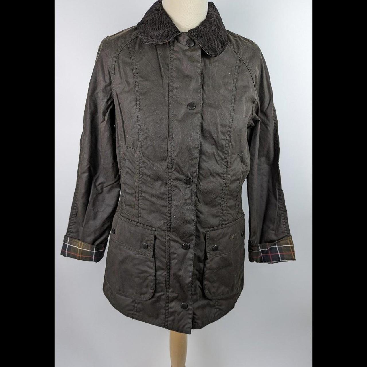 BARBOUR Womens Beadnell® Wax Jacket - Rustic (Dark Brown)