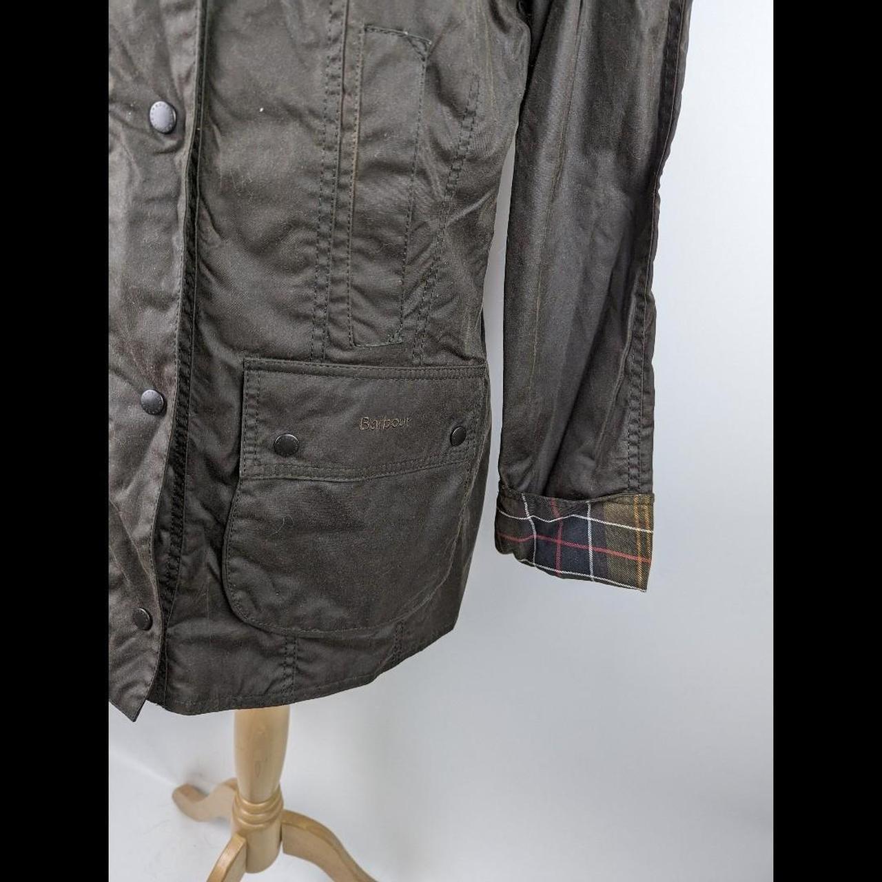 BARBOUR Womens Beadnell® Wax Jacket - Rustic (Dark Brown)