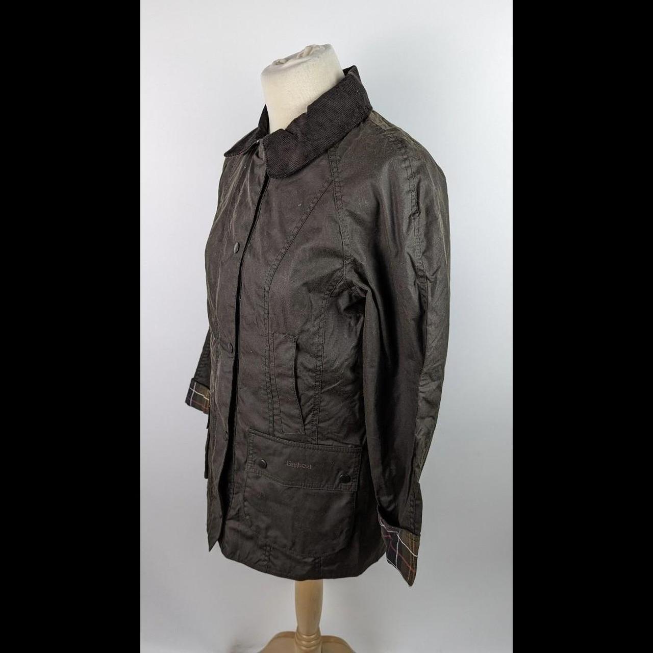 BARBOUR Womens Beadnell® Wax Jacket - Rustic (Dark Brown)