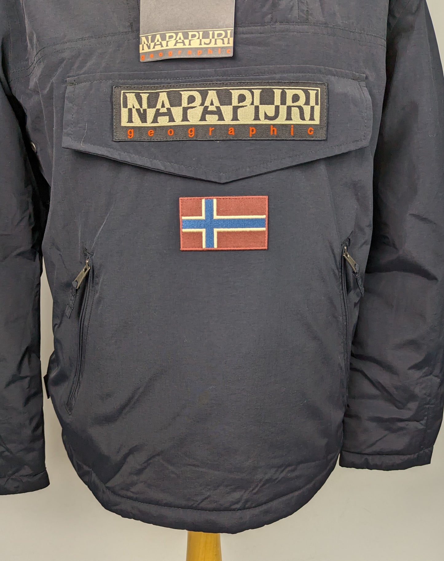NAPAPIJRI Mens Rainforest Winter Anorak Jacket - Navy Blue