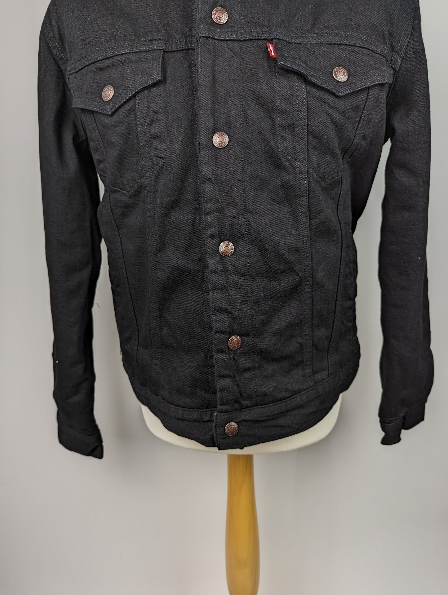 LEVIS Mens Type 3 Sherpa Jacket - Black