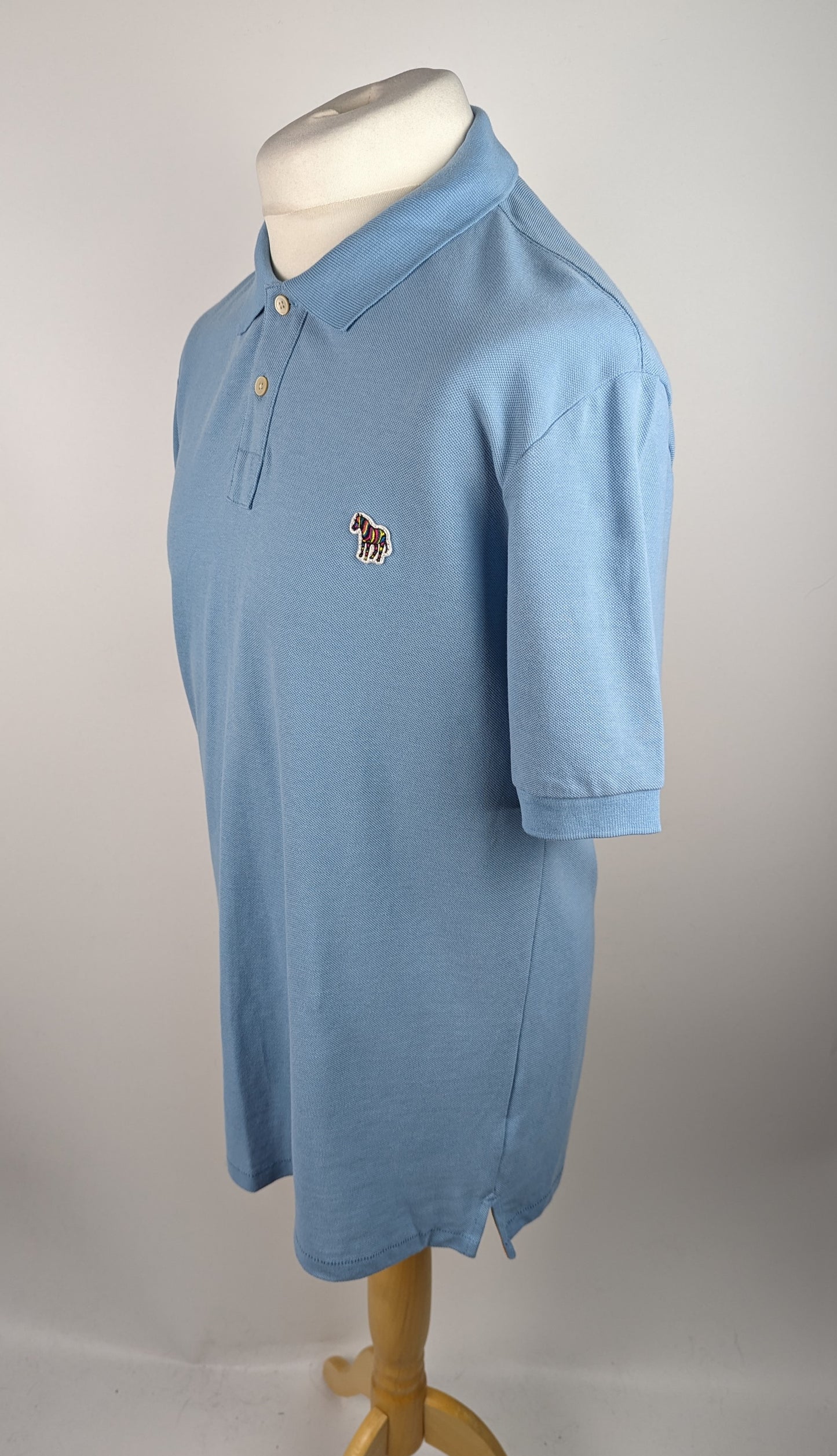 PS PAUL SMITH Mens Regular Polo Shirt - Blue 41E