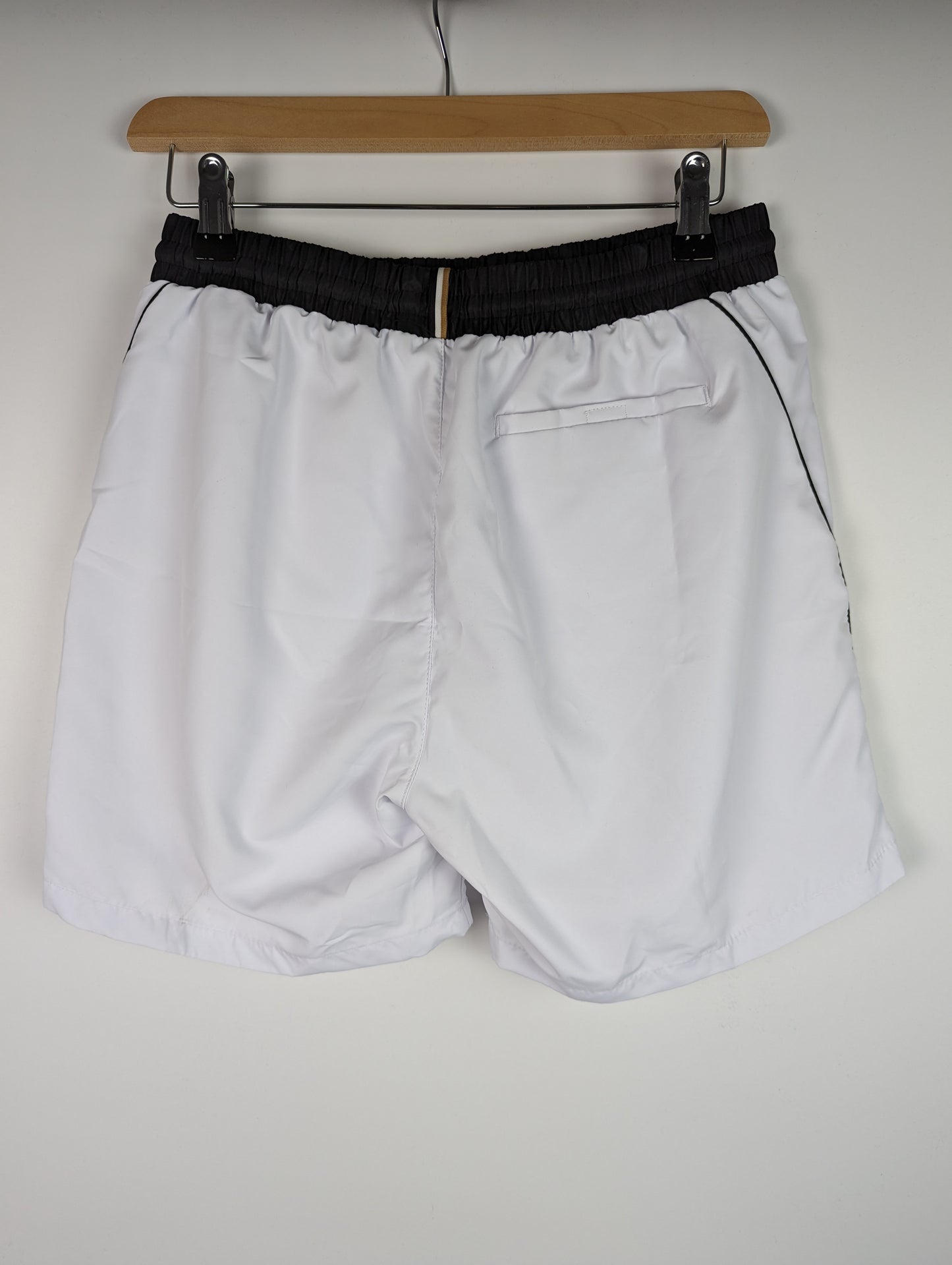 BOSS Men's Starfish Swim Shorts - White