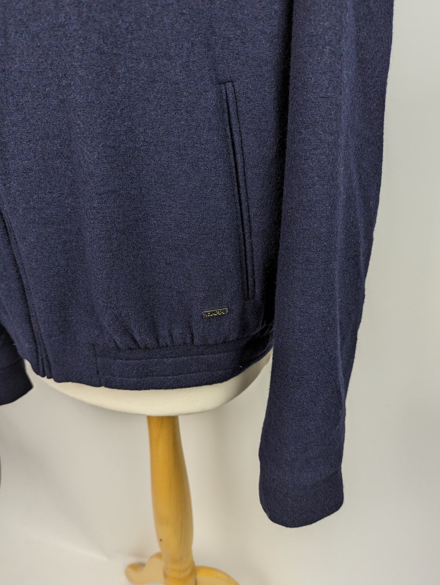 HUGO Mens Hellis 2241 Jacket - Navy Blue