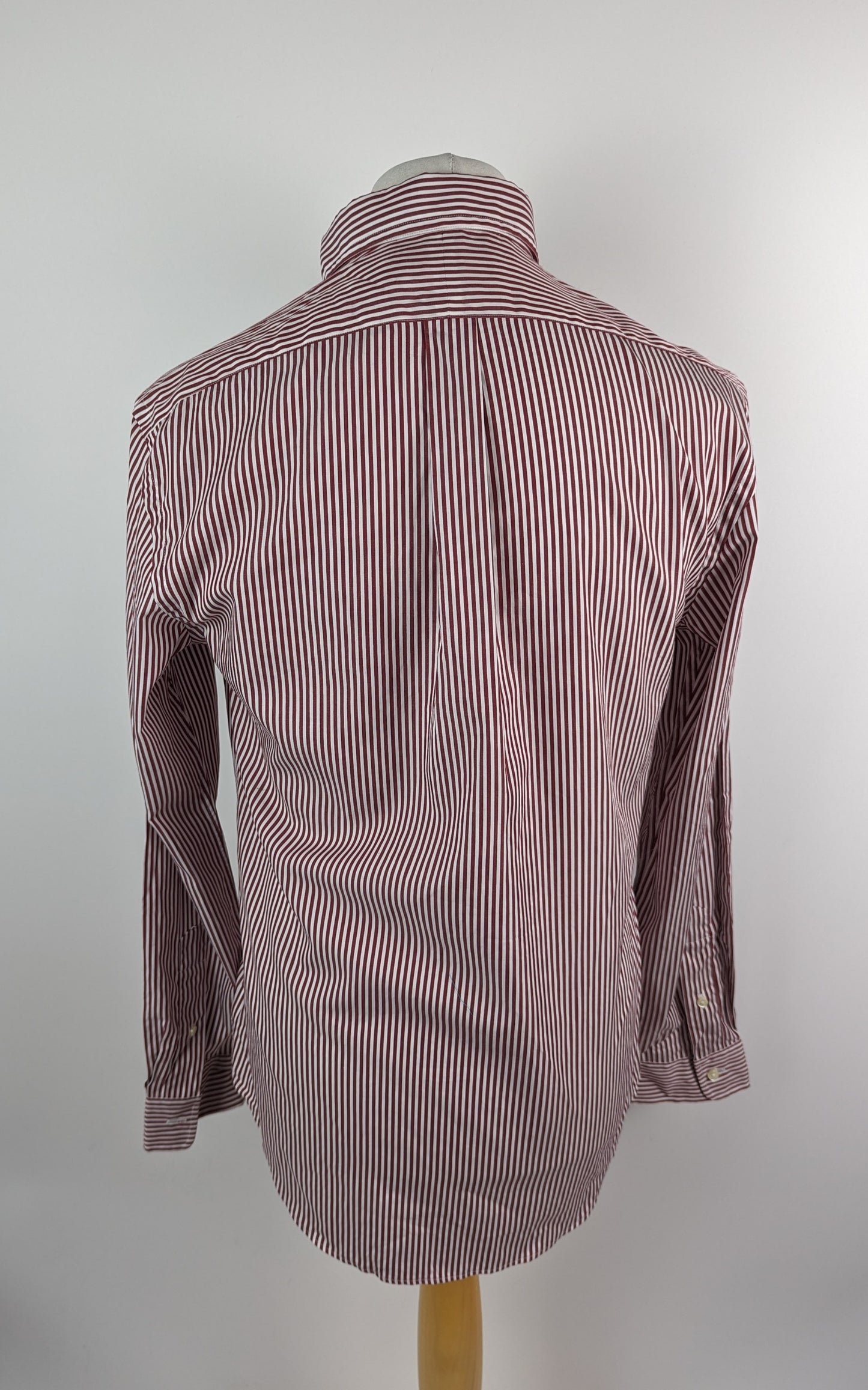 Ralph Lauren Striped Long-Sleeved Shirt - Red