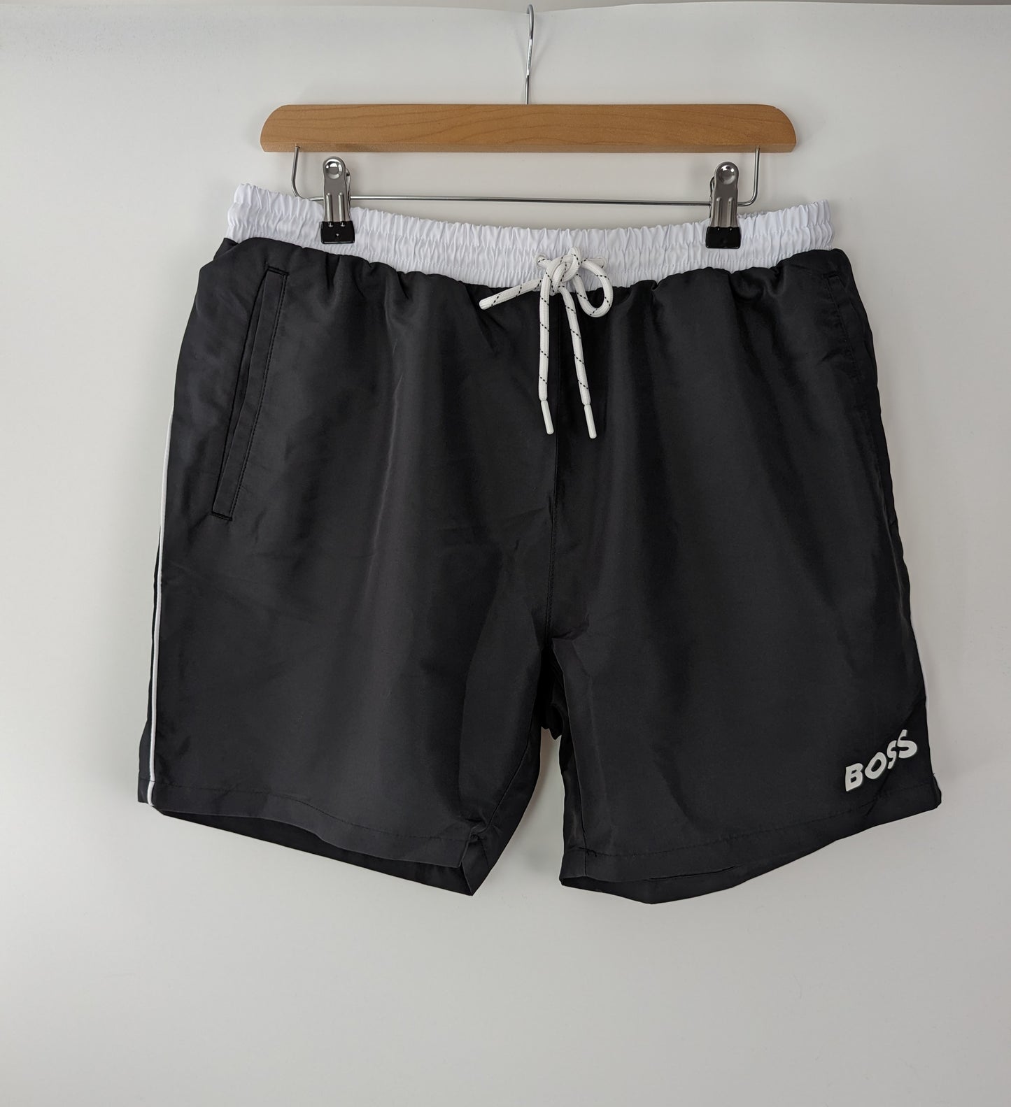 BOSS Men's Starfish Swim Shorts - Black