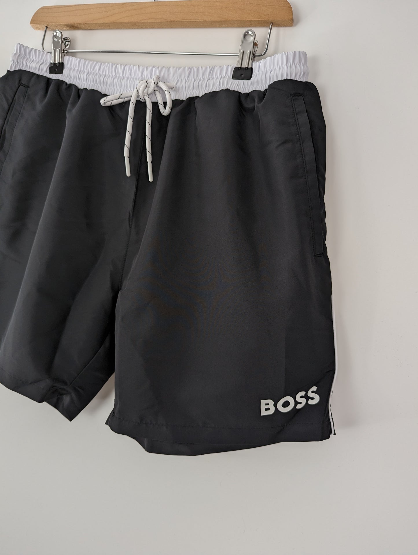 BOSS Men's Starfish Swim Shorts - Black