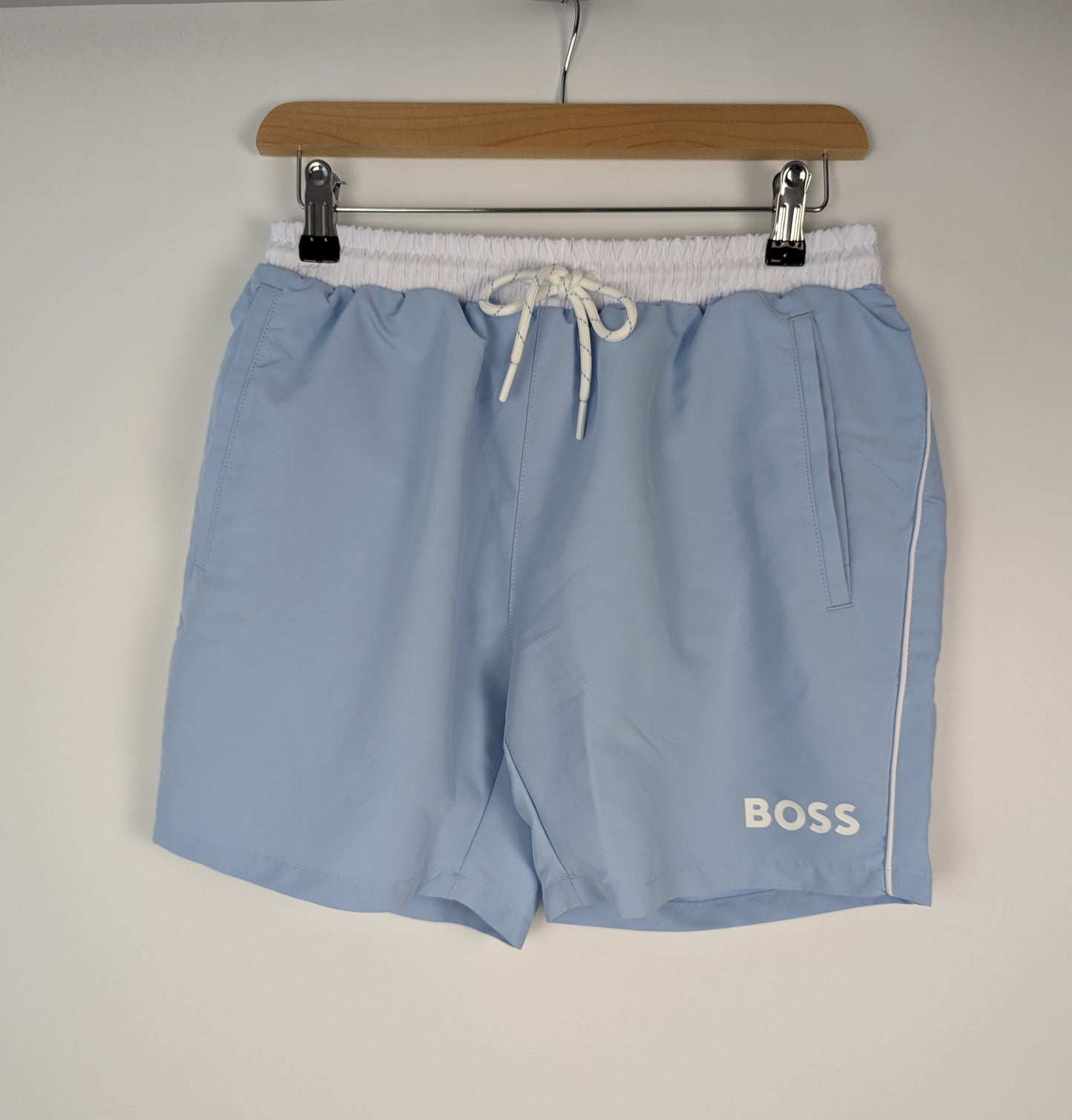 BOSS Men's Starfish Swim Shorts - Blue