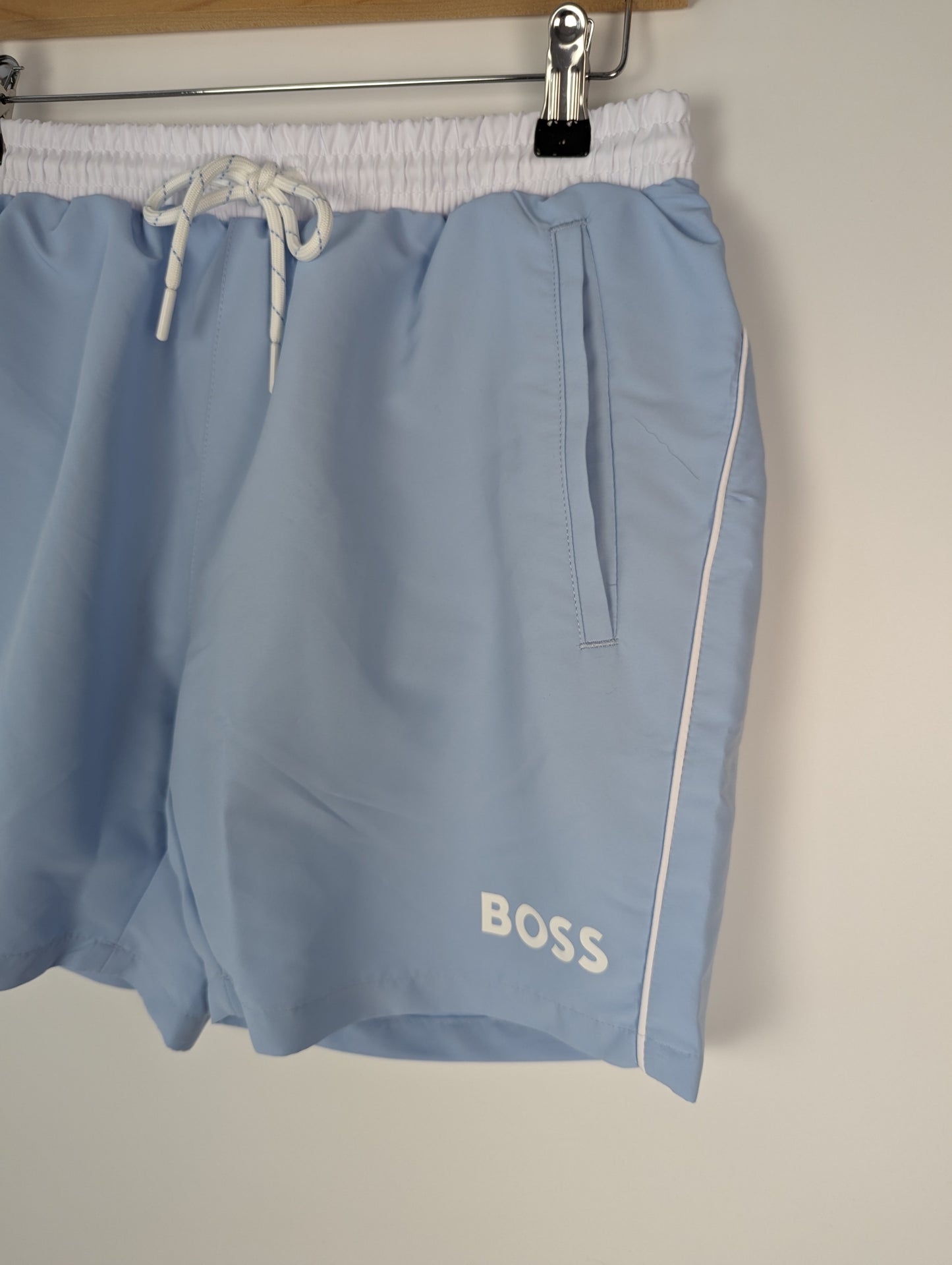 BOSS Men's Starfish Swim Shorts - Blue