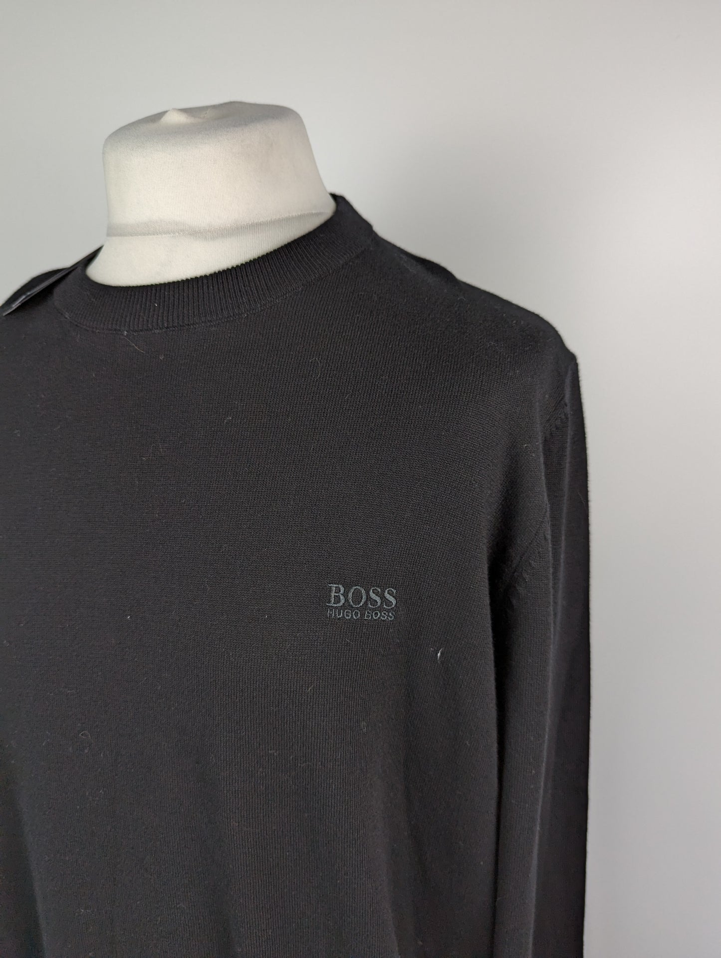 Hugo Boss Pascas-L Knit Jumper Mens - Black