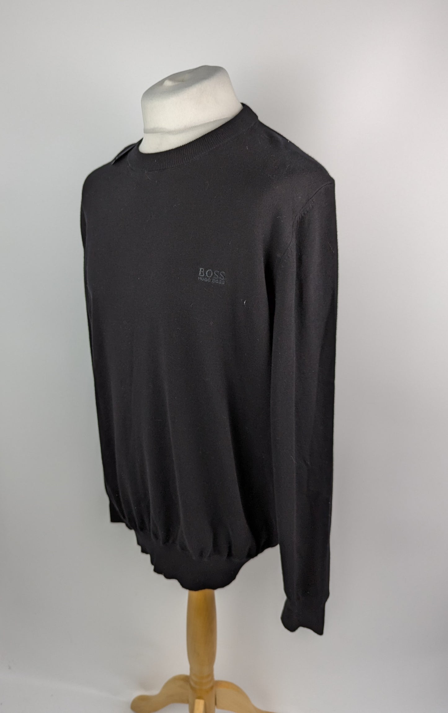 Hugo Boss Pascas-L Knit Jumper Mens - Black