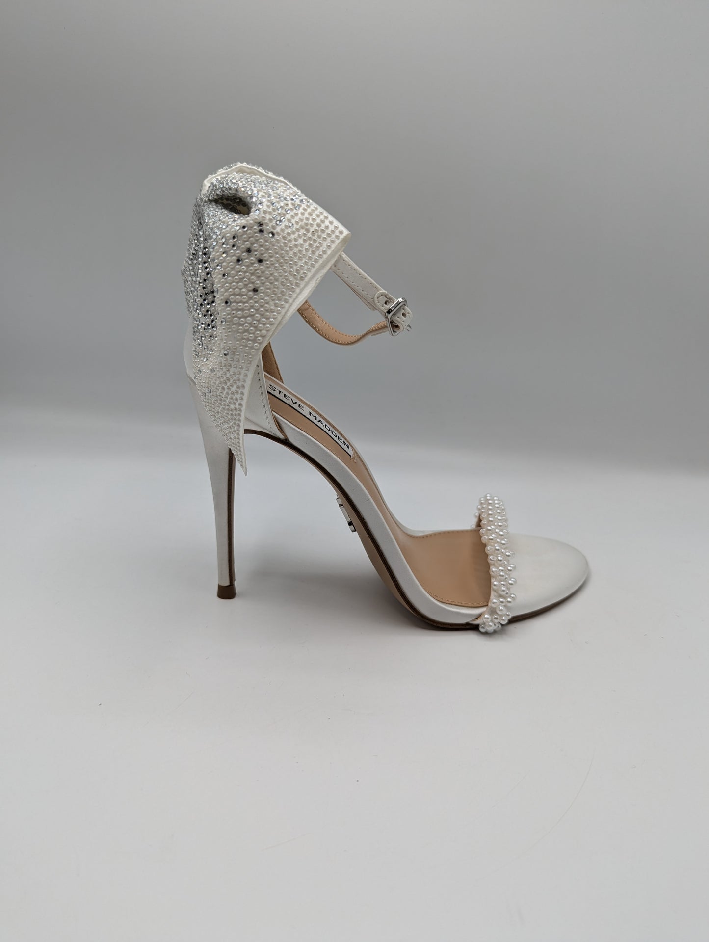 Steve Madden Bellarosa Stiletto Heels - White