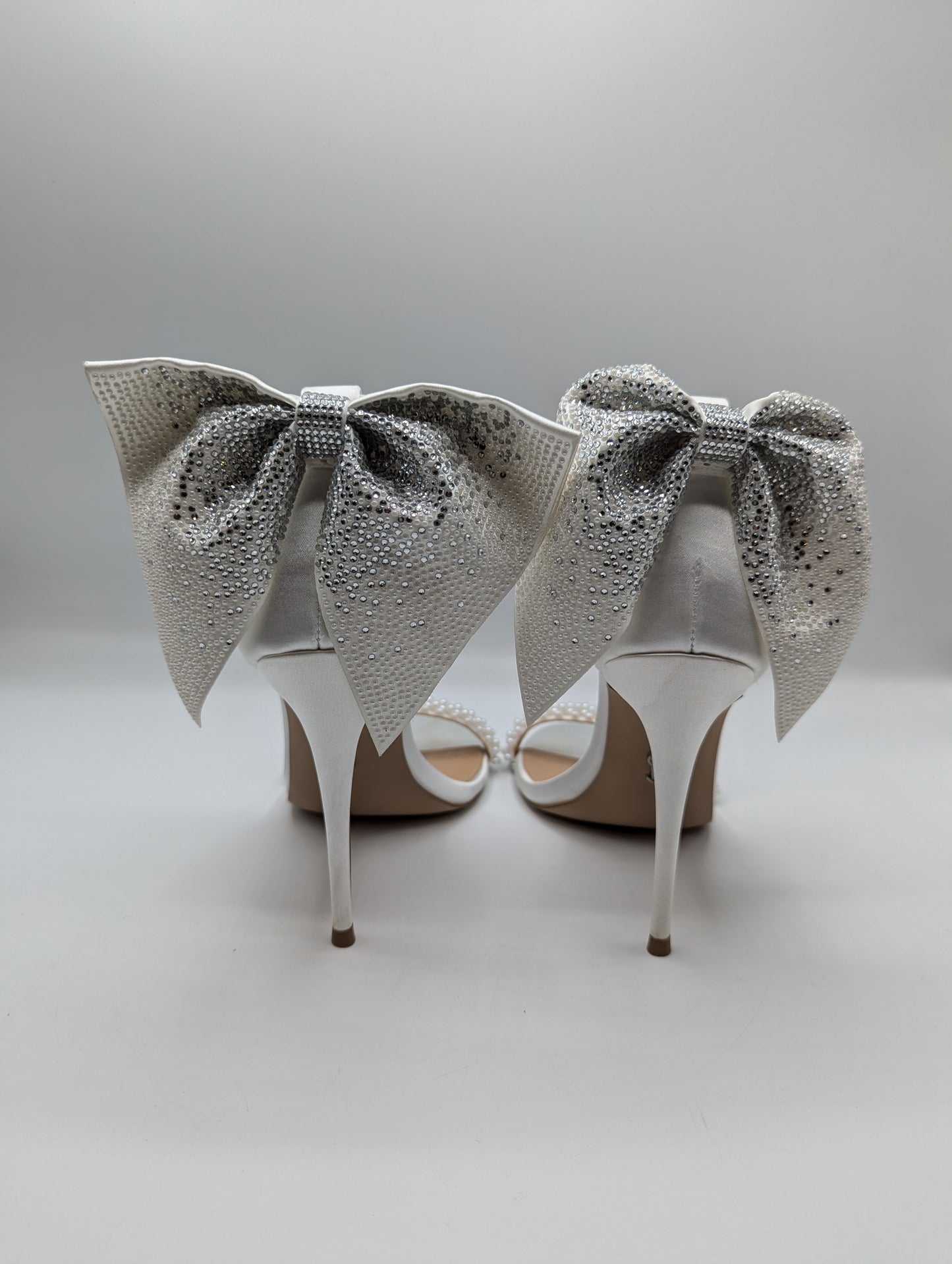 Steve Madden Bellarosa Stiletto Heels - White