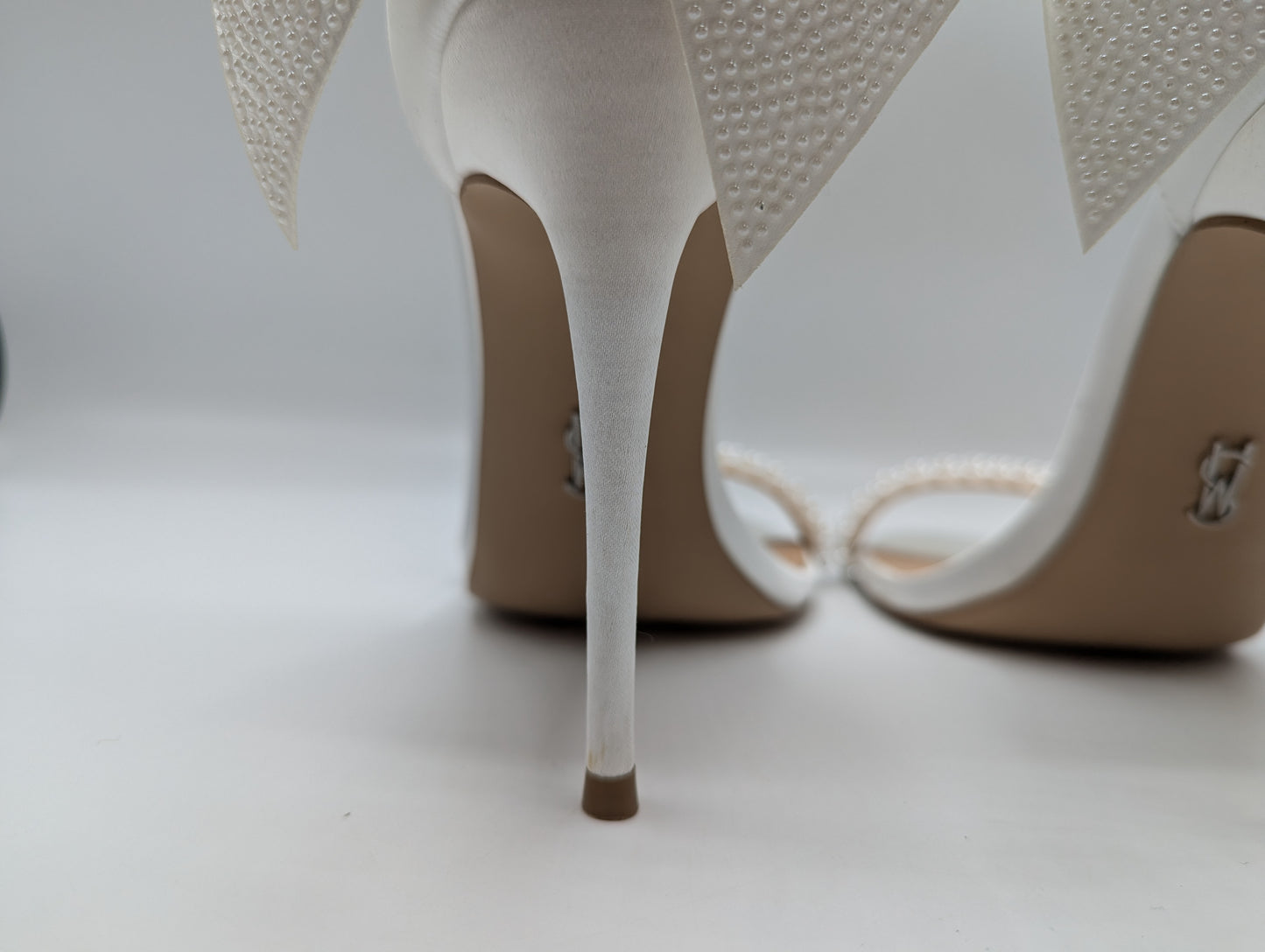 Steve Madden Bellarosa Stiletto Heels - White