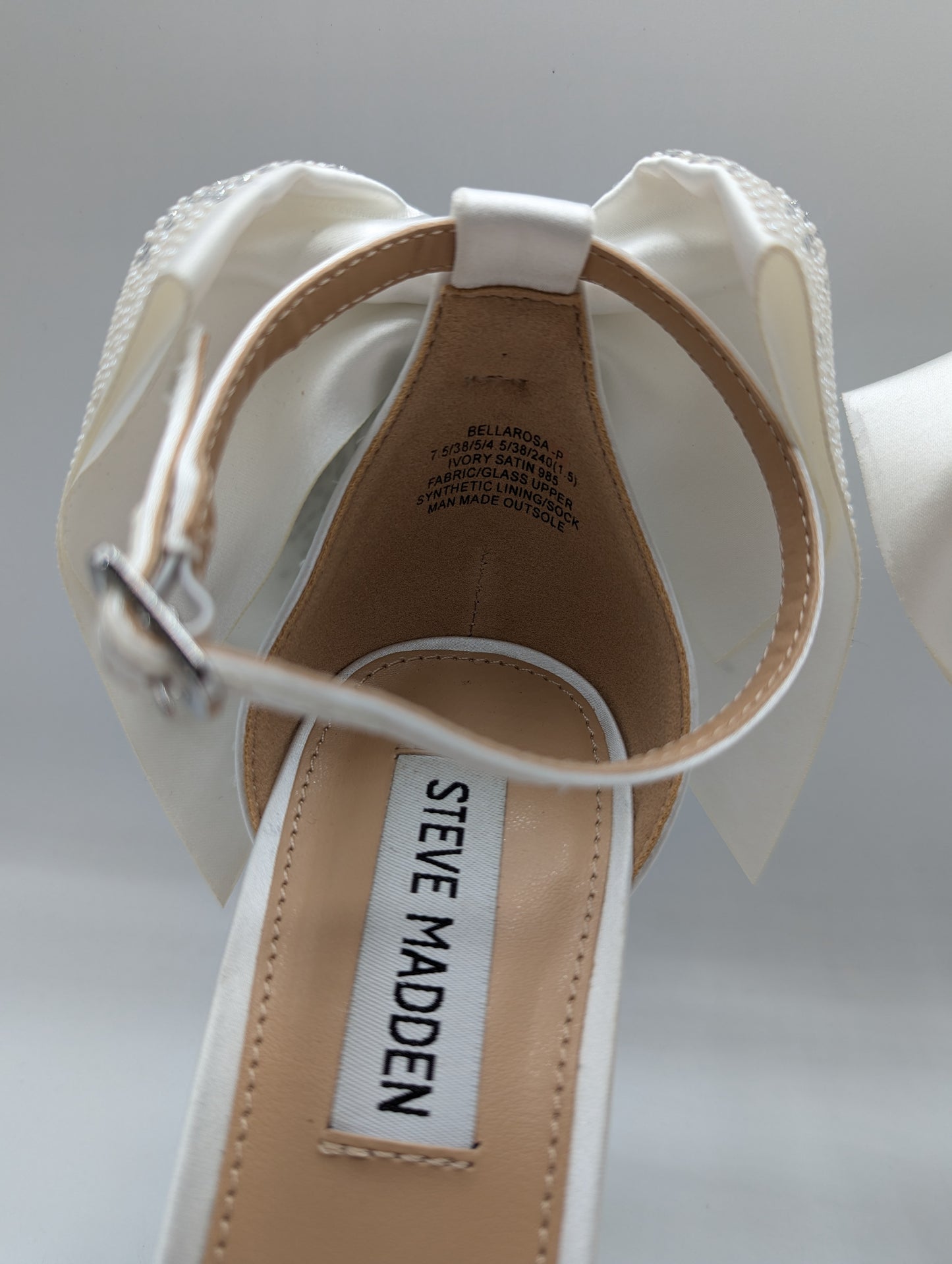 Steve Madden Bellarosa Stiletto Heels - White