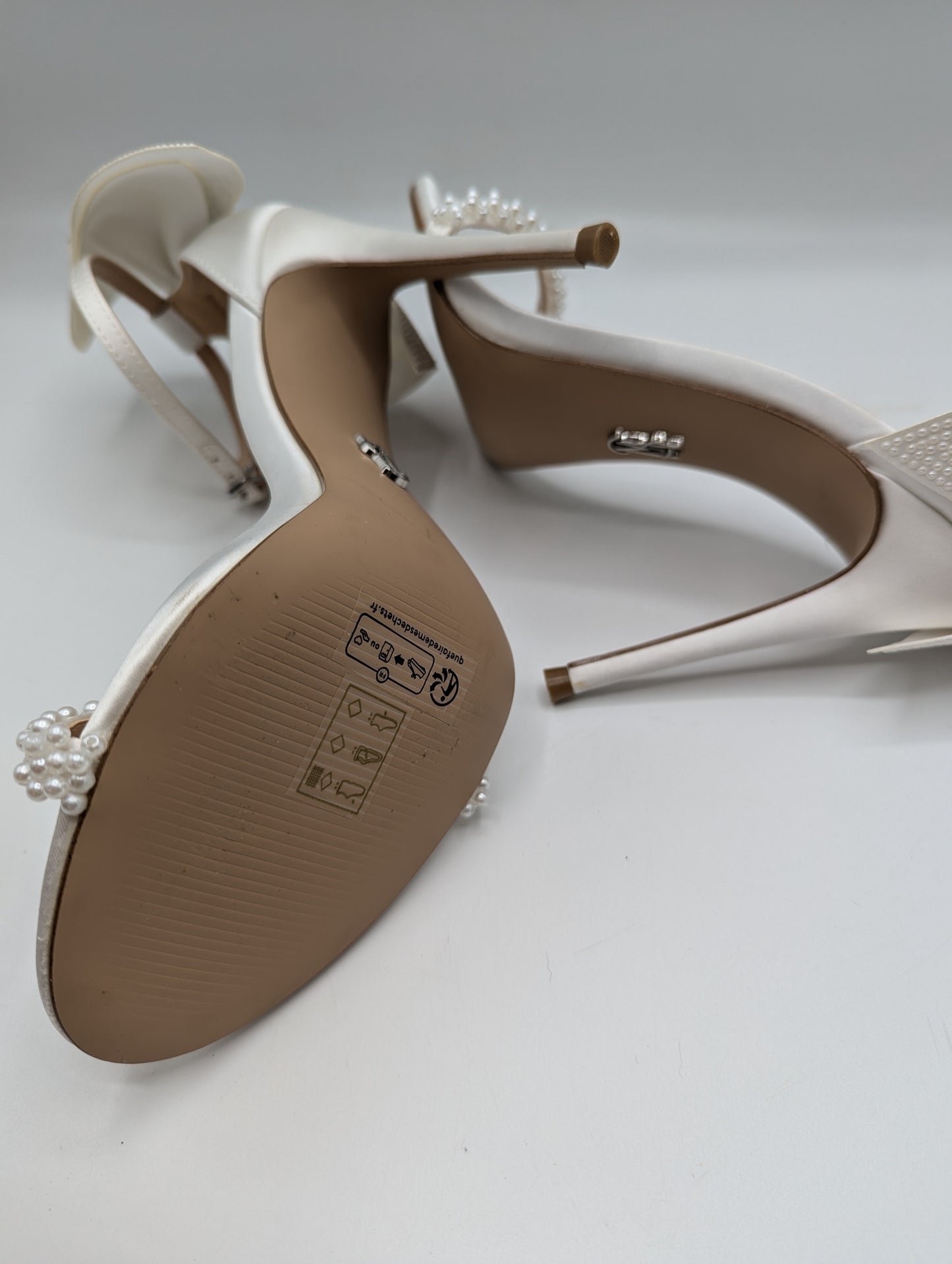 Steve Madden Bellarosa Stiletto Heels - White