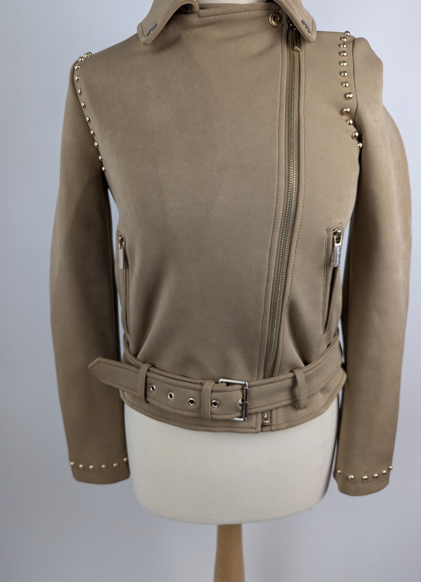 ARMANI EXCHANGE Womens Biker jacket - Beige