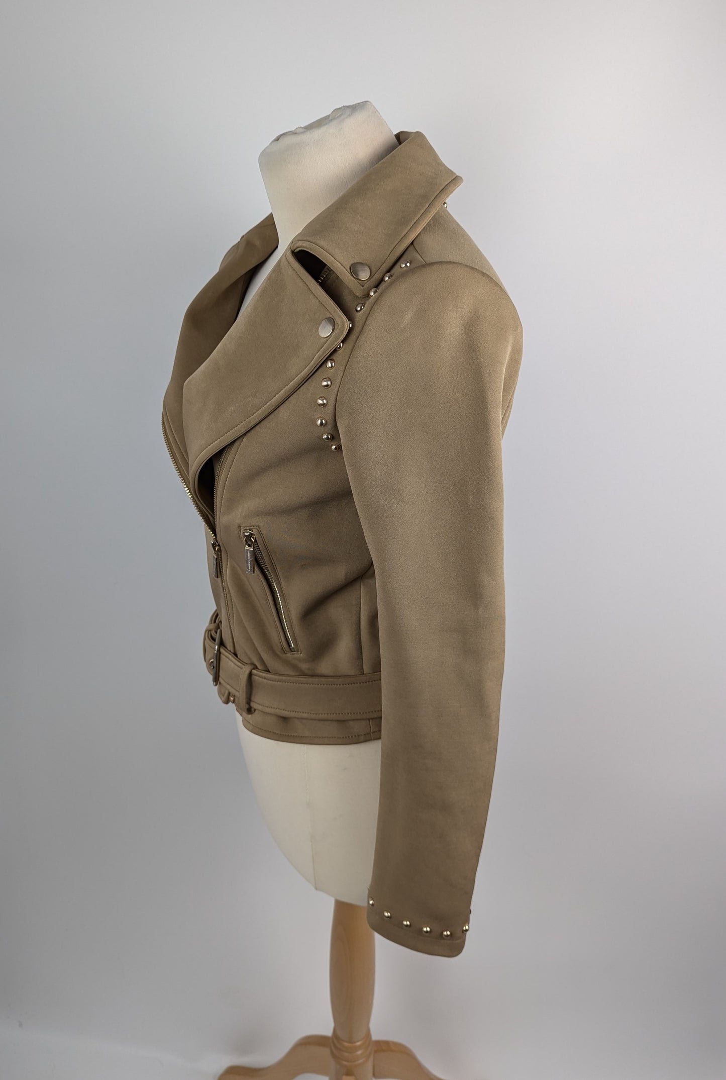 ARMANI EXCHANGE Womens Biker jacket - Beige