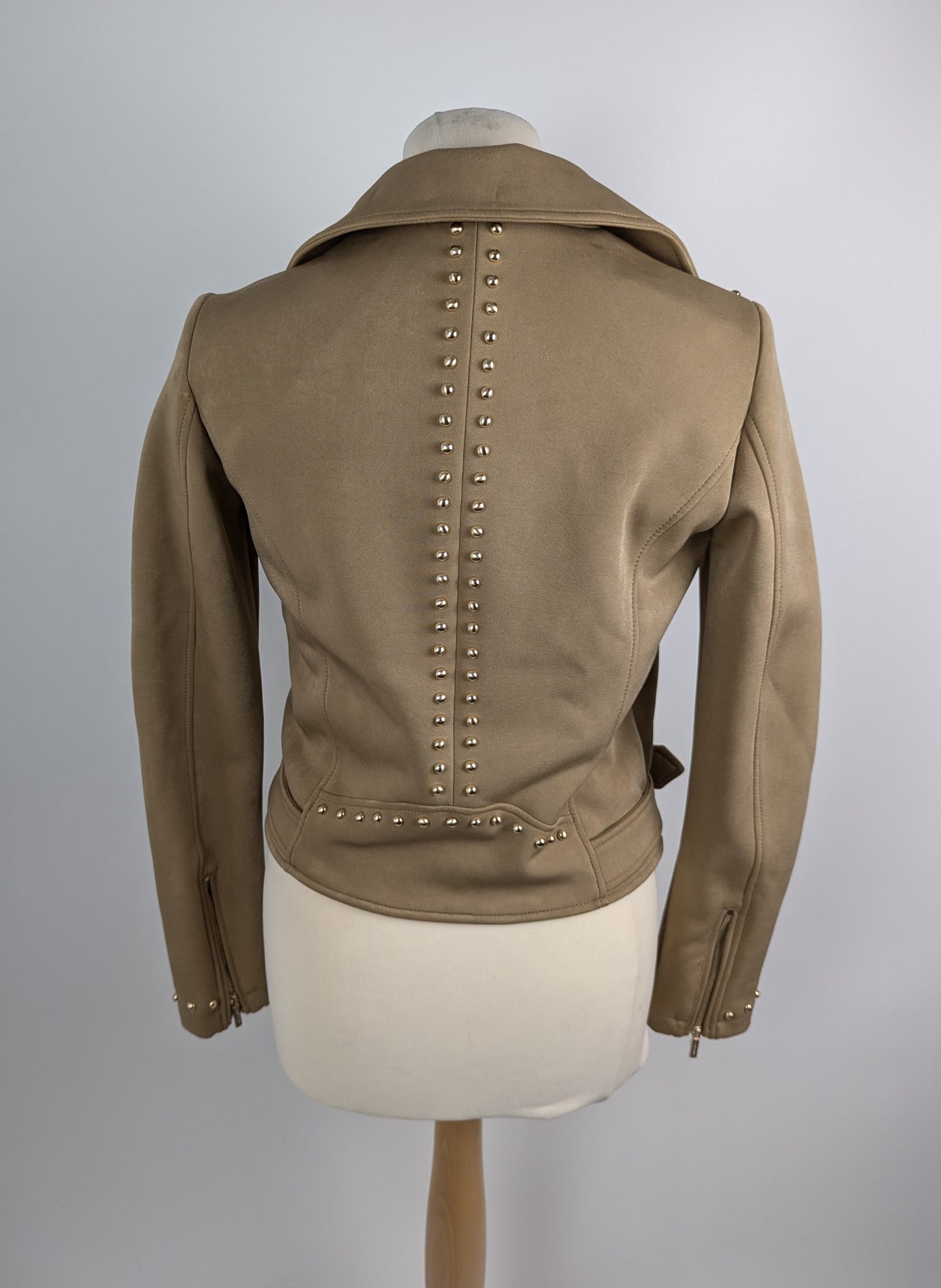 ARMANI EXCHANGE Womens Biker jacket - Beige