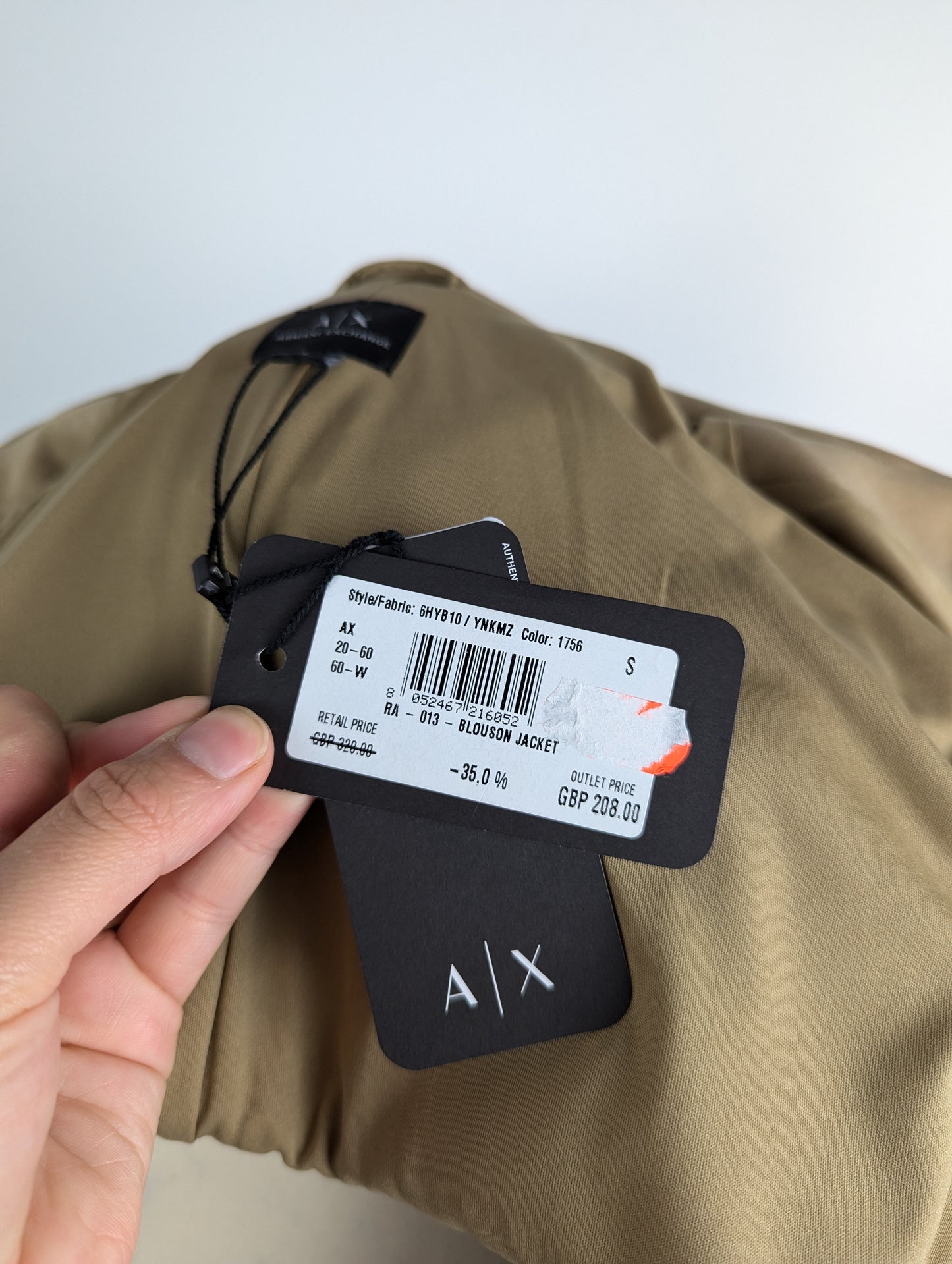 ARMANI EXCHANGE Womens Biker jacket - Beige