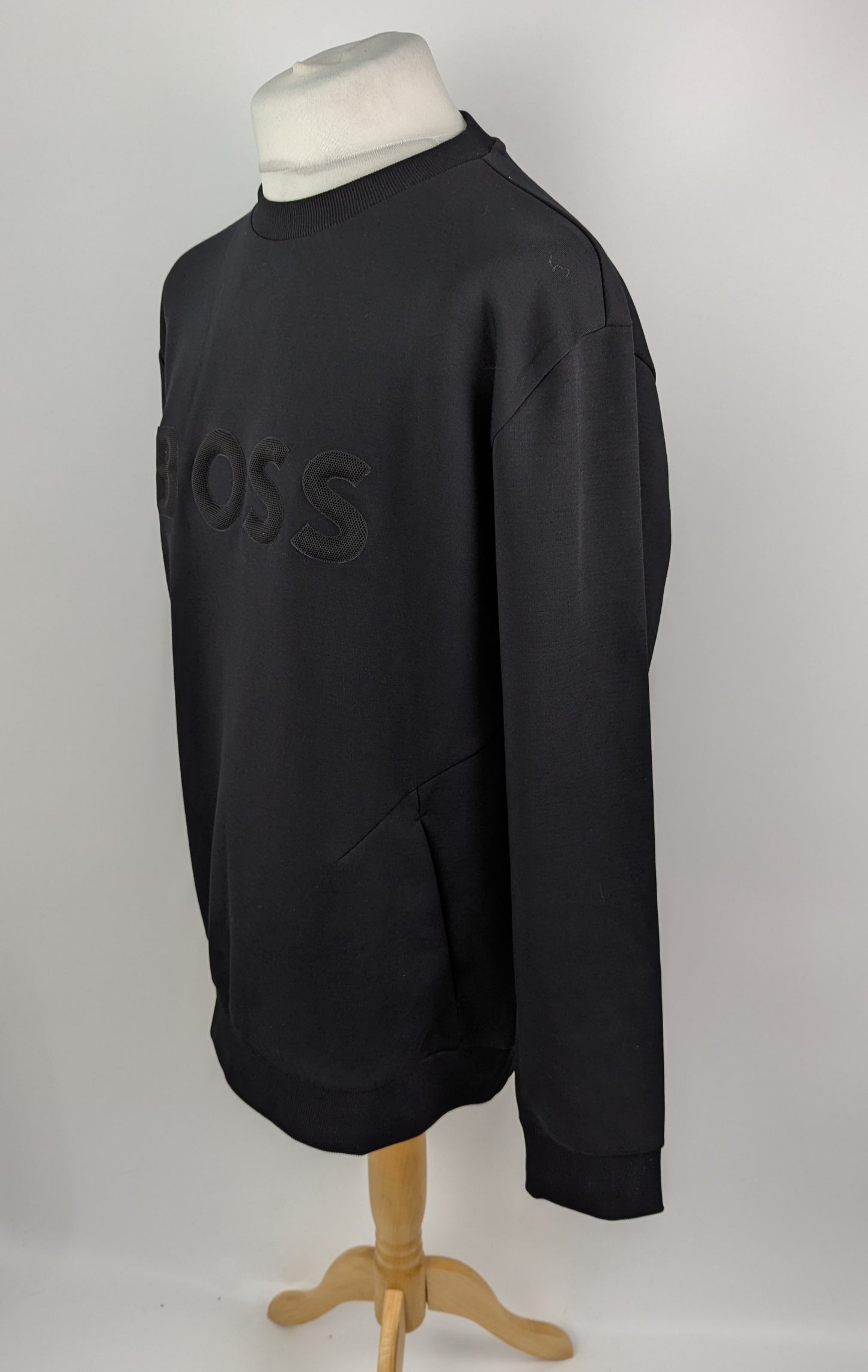 Boss Mens Salbo 1 Jumper - Black