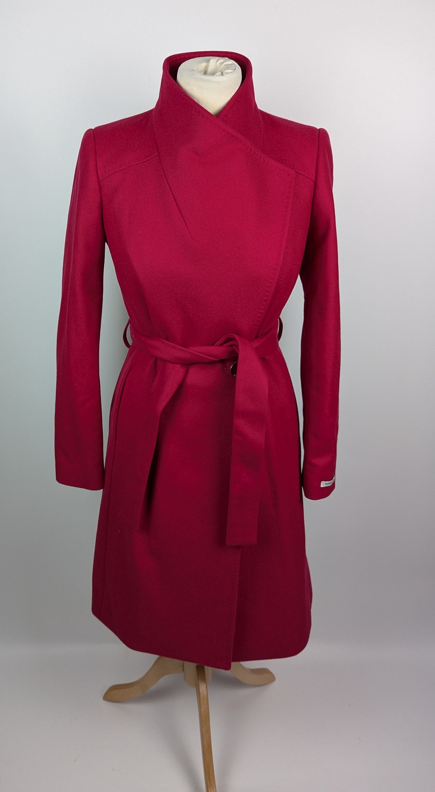 Ted Baker Sandra Wrap Coat Womens - In Deep Pink