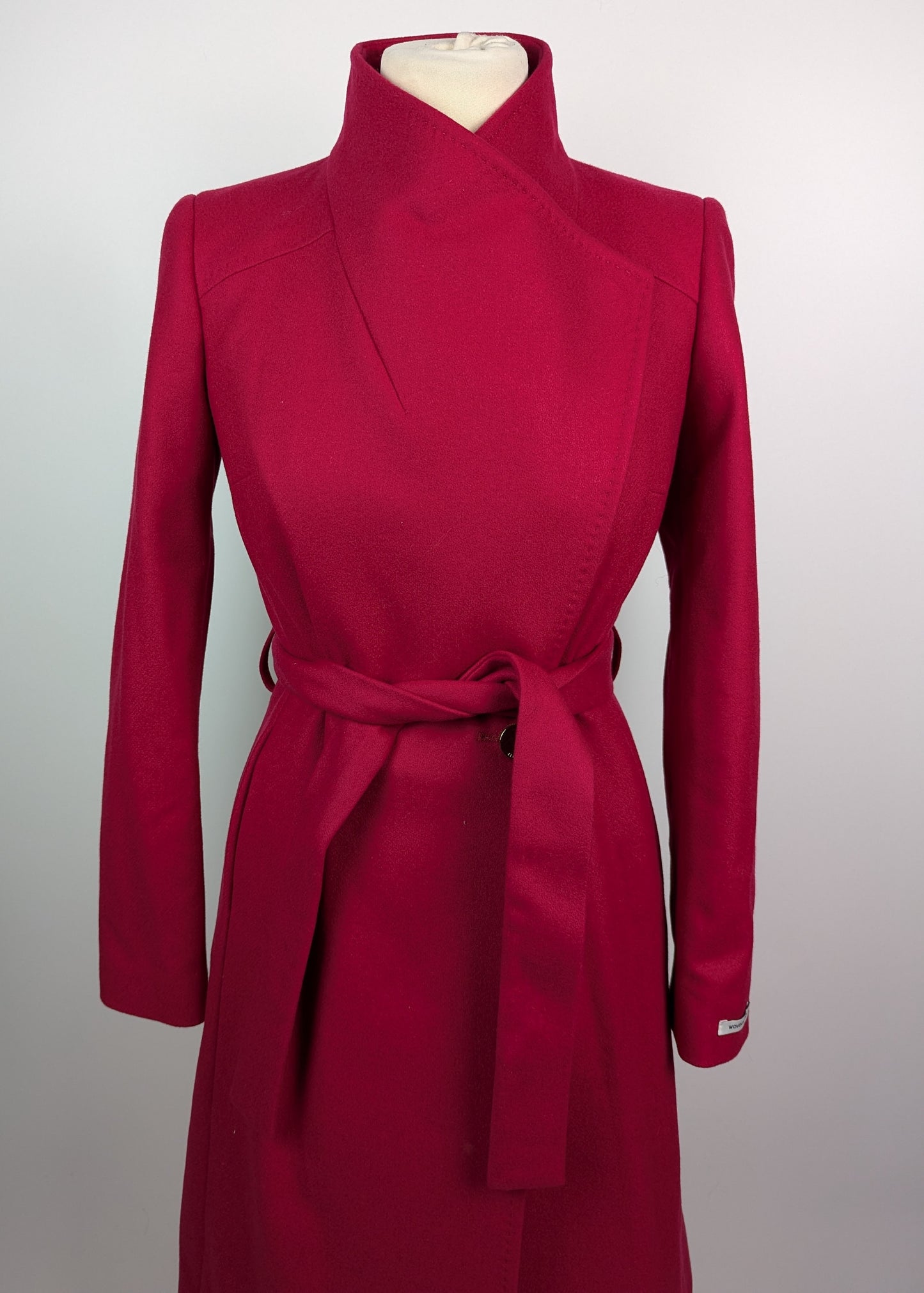 Ted Baker Sandra Wrap Coat Womens - In Deep Pink