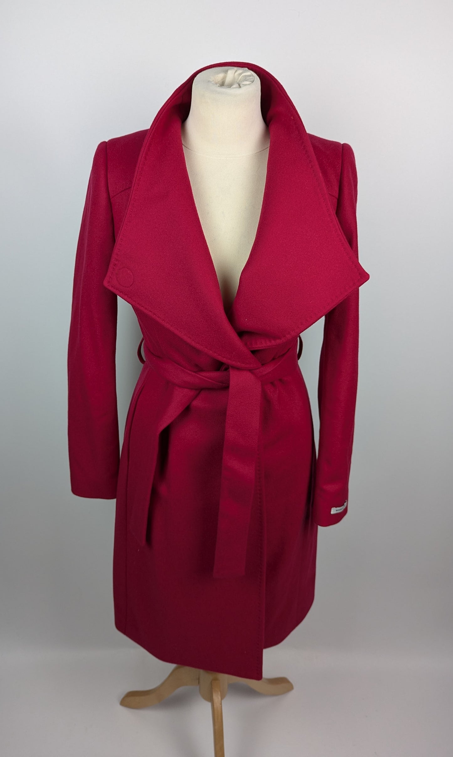 Ted Baker Sandra Wrap Coat Womens - In Deep Pink
