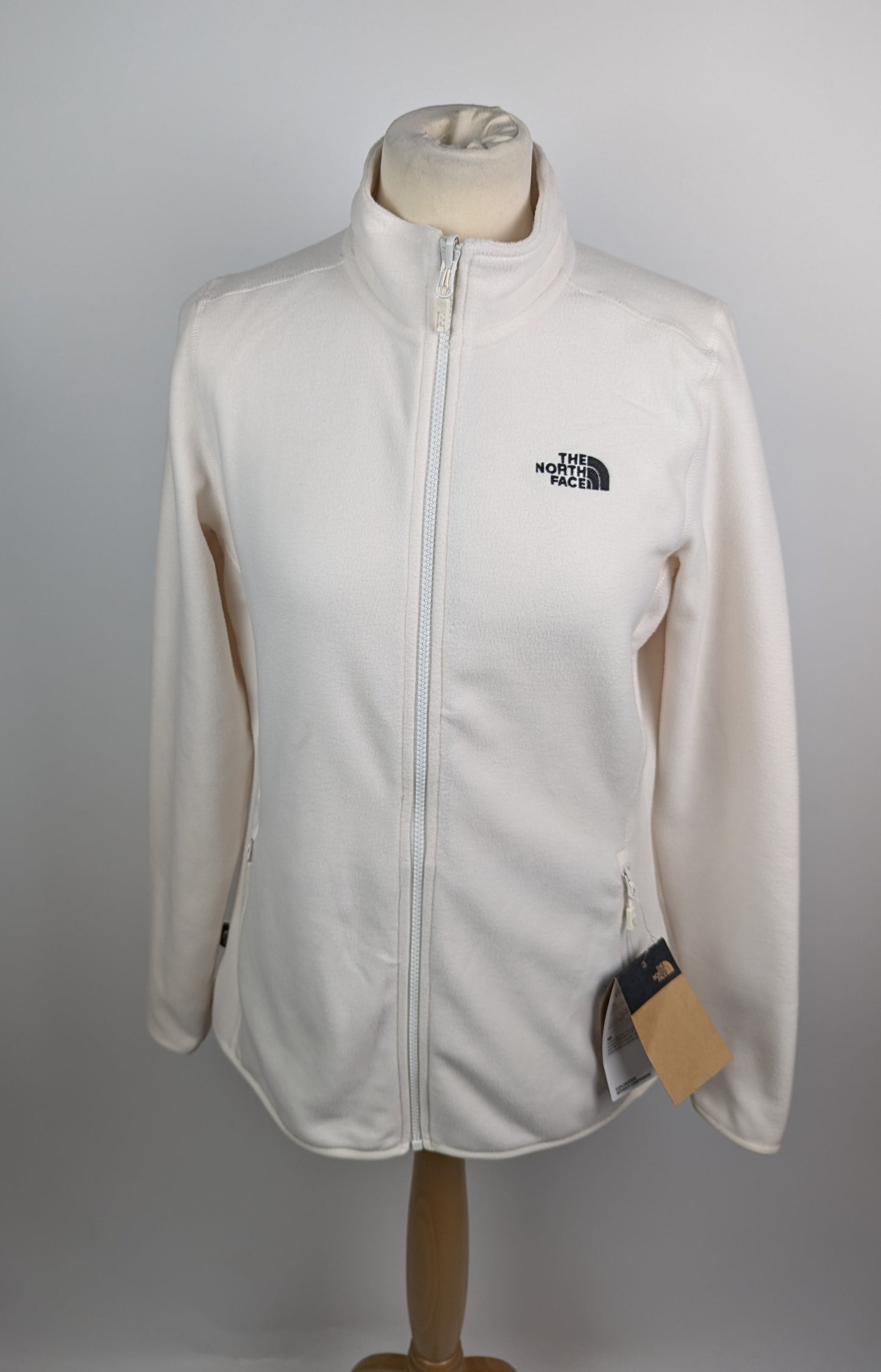 THE NORTH FACE Women’s 100 Glacier Full-Zip Fleece - White