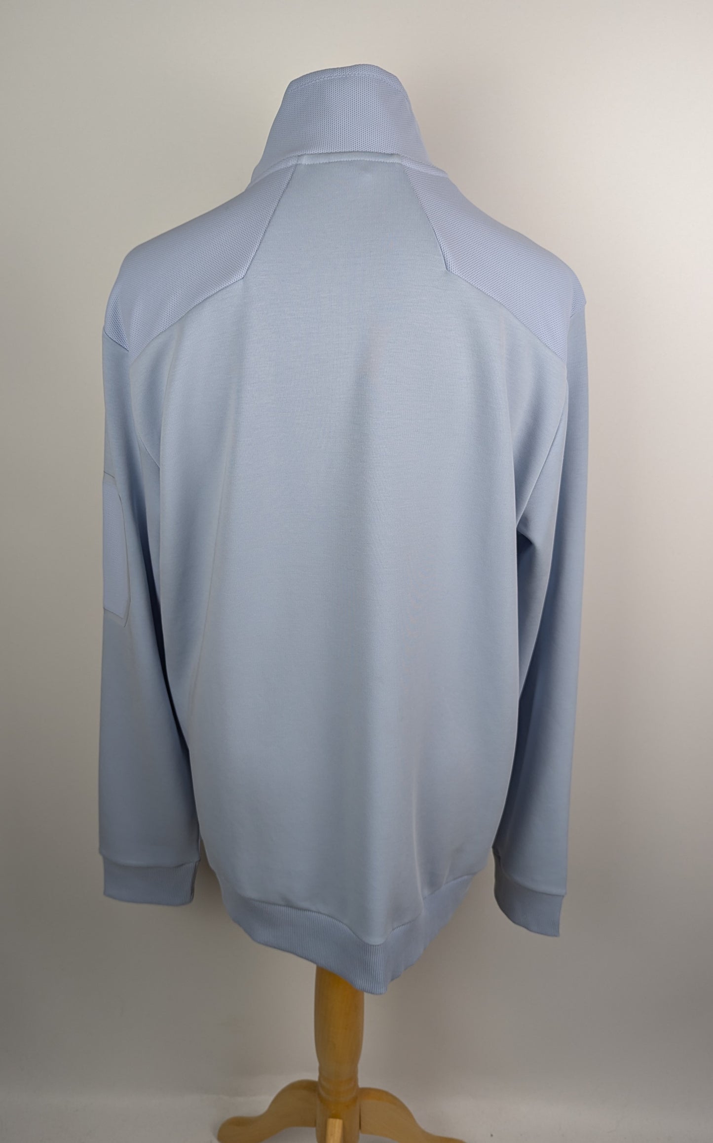 Boss Sweat 1 Mens 1/2 Zip Sweatshirt - Blue
