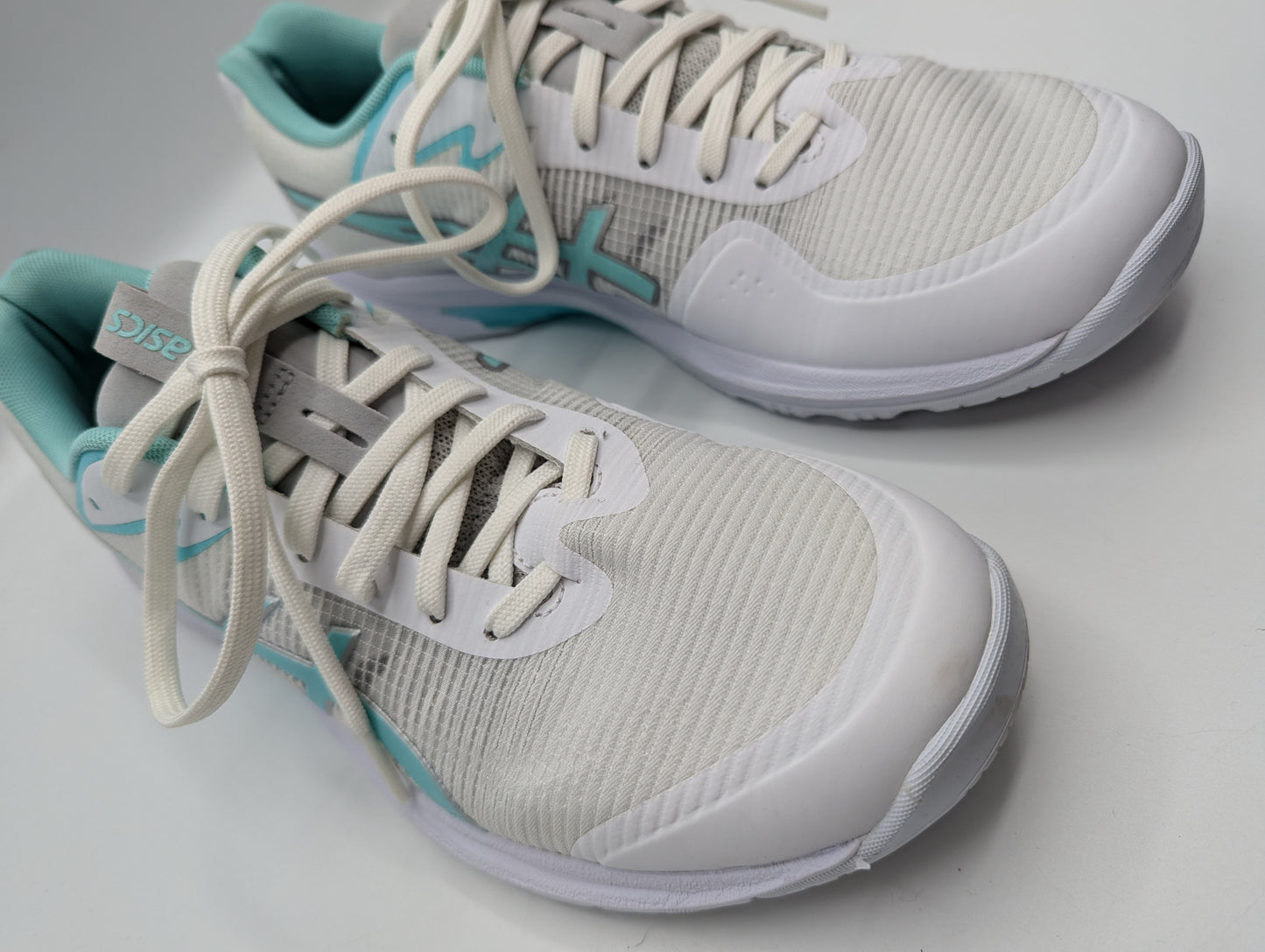 Asics NETBURNER PROFESSIONAL FF 4 Women’s Netball Shoes - White/Illuminate Mint