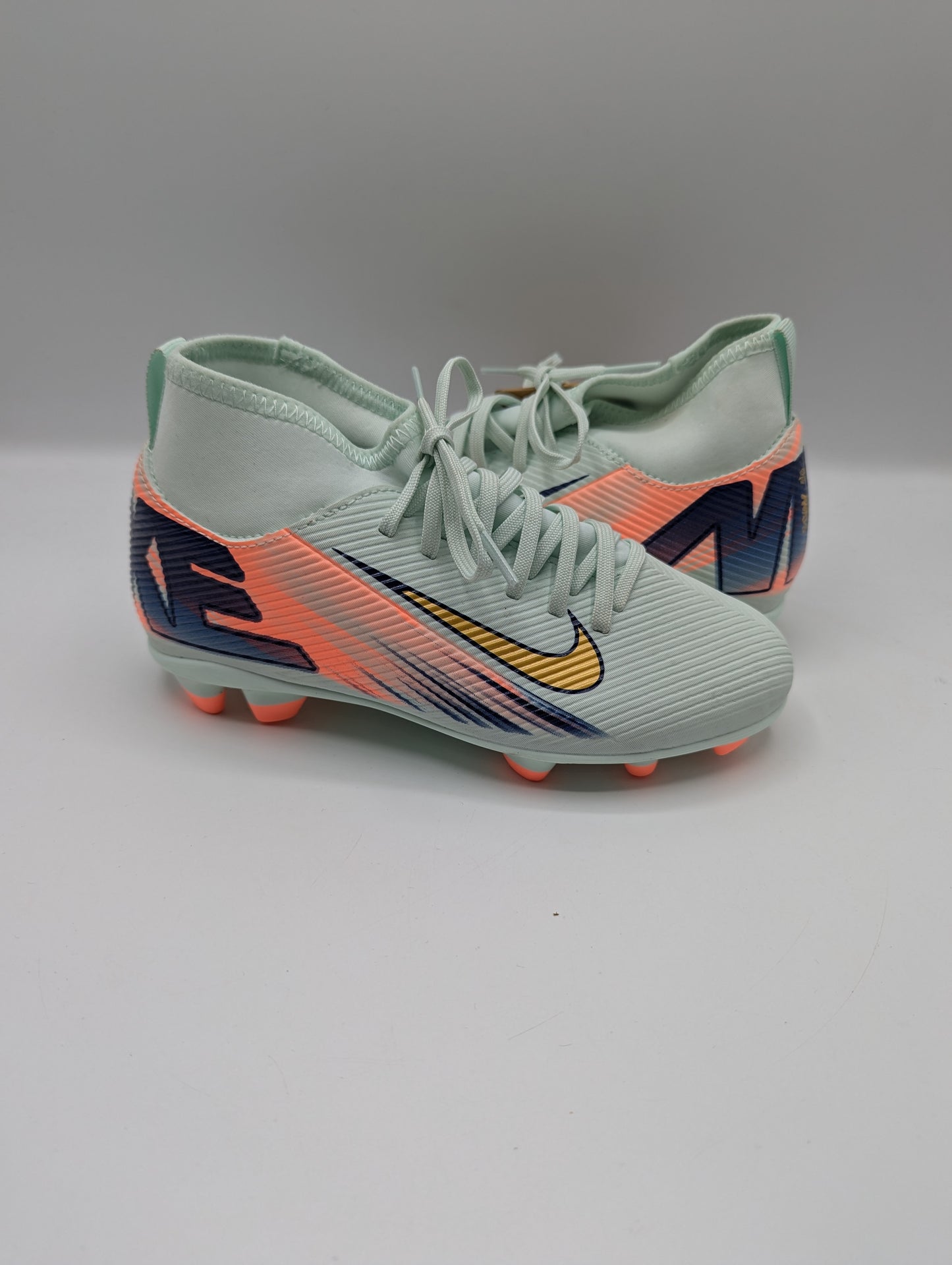 Nike Mercurial Superfly 10 Club Junior Firm Ground Football Boots - Green/White