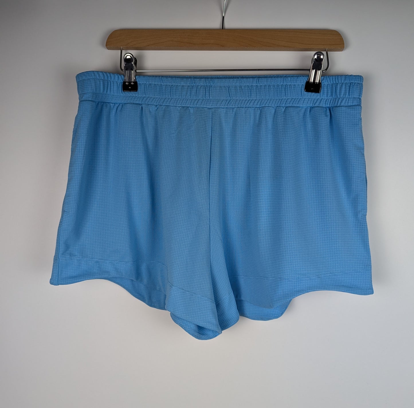 GANNI Womens Active Mesh Shorts - Ethereal Blue