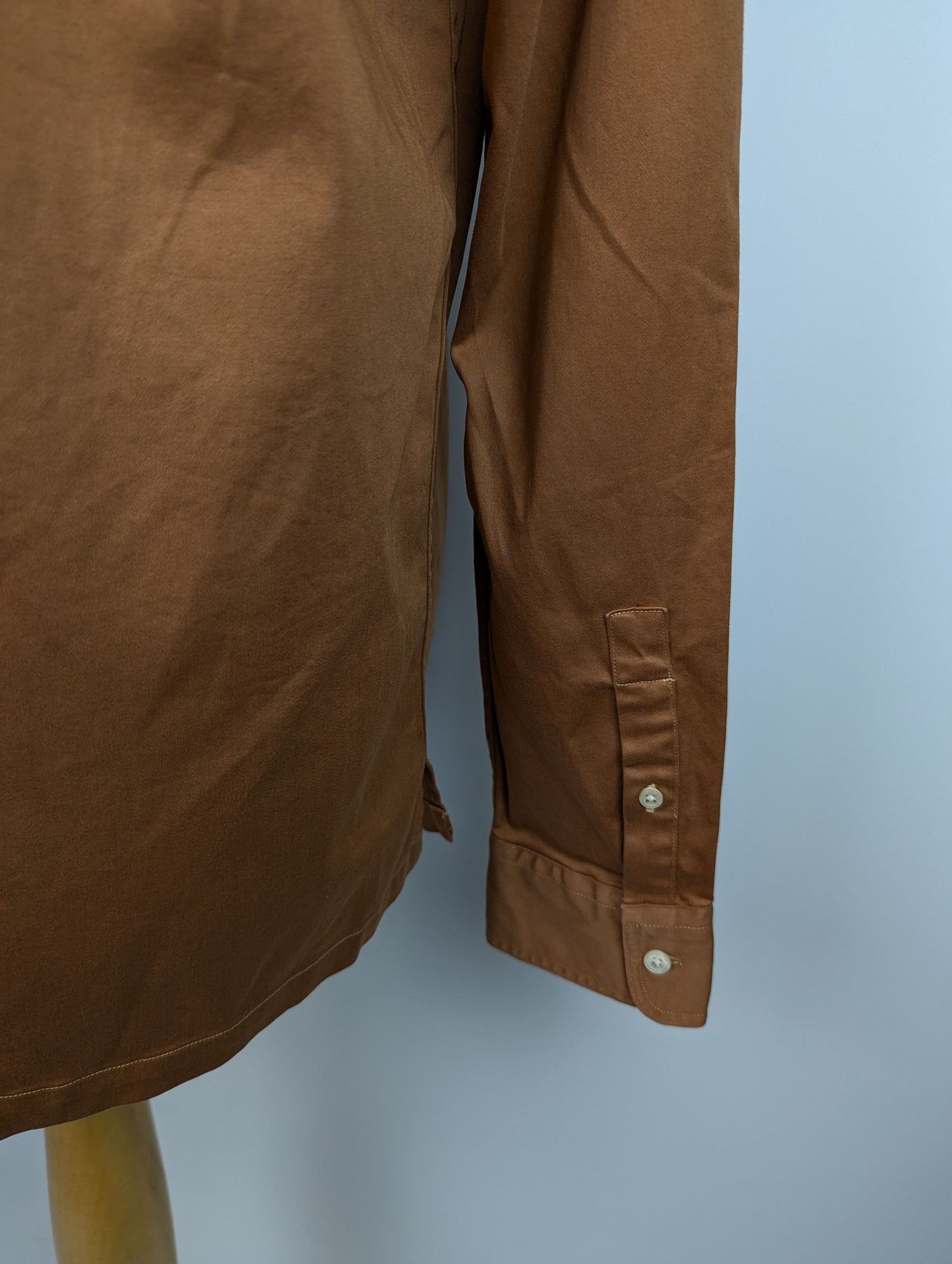 PS Paul Smith Mens Button Up Overshirt - Brown