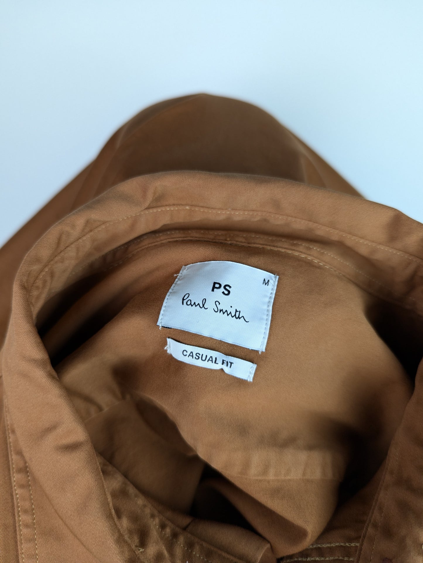 PS Paul Smith Mens Button Up Overshirt - Brown