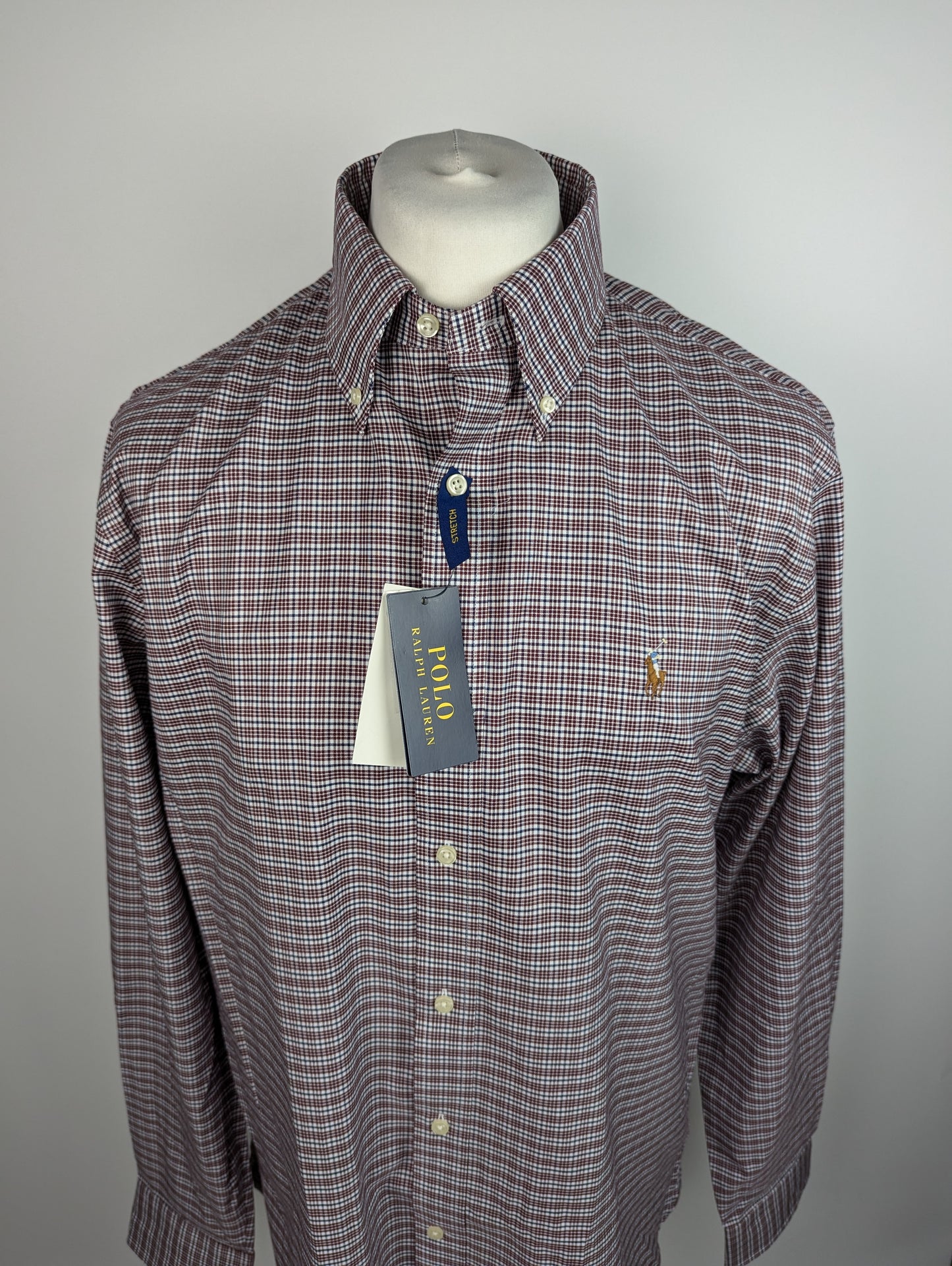Polo Ralph Lauren Check Pony Shirt - Red / Navy