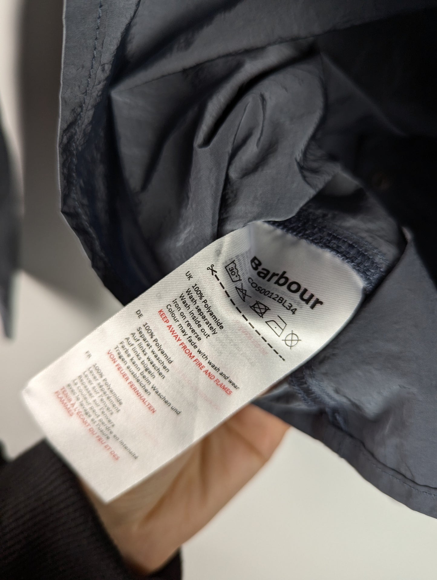 BARBOUR INTERNATIONAL Damon Boys overshirt - Powder Blue