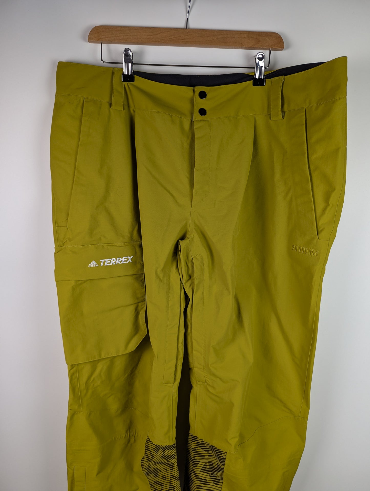 Adidas Terrex 3-Layer Post-Consumer Nylon Snow Trousers- Green