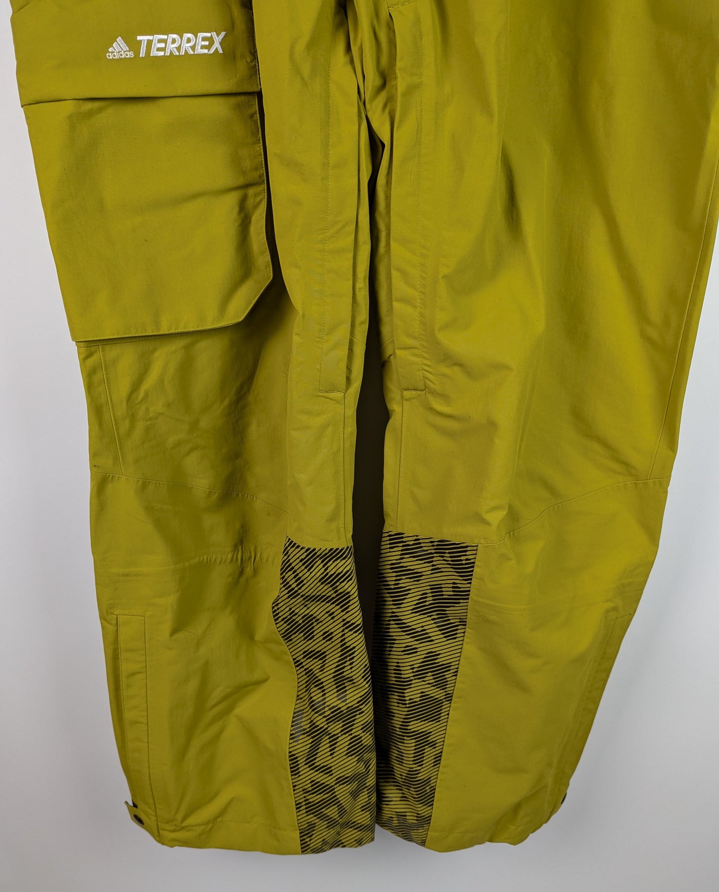 Adidas Terrex 3-Layer Post-Consumer Nylon Snow Trousers- Green