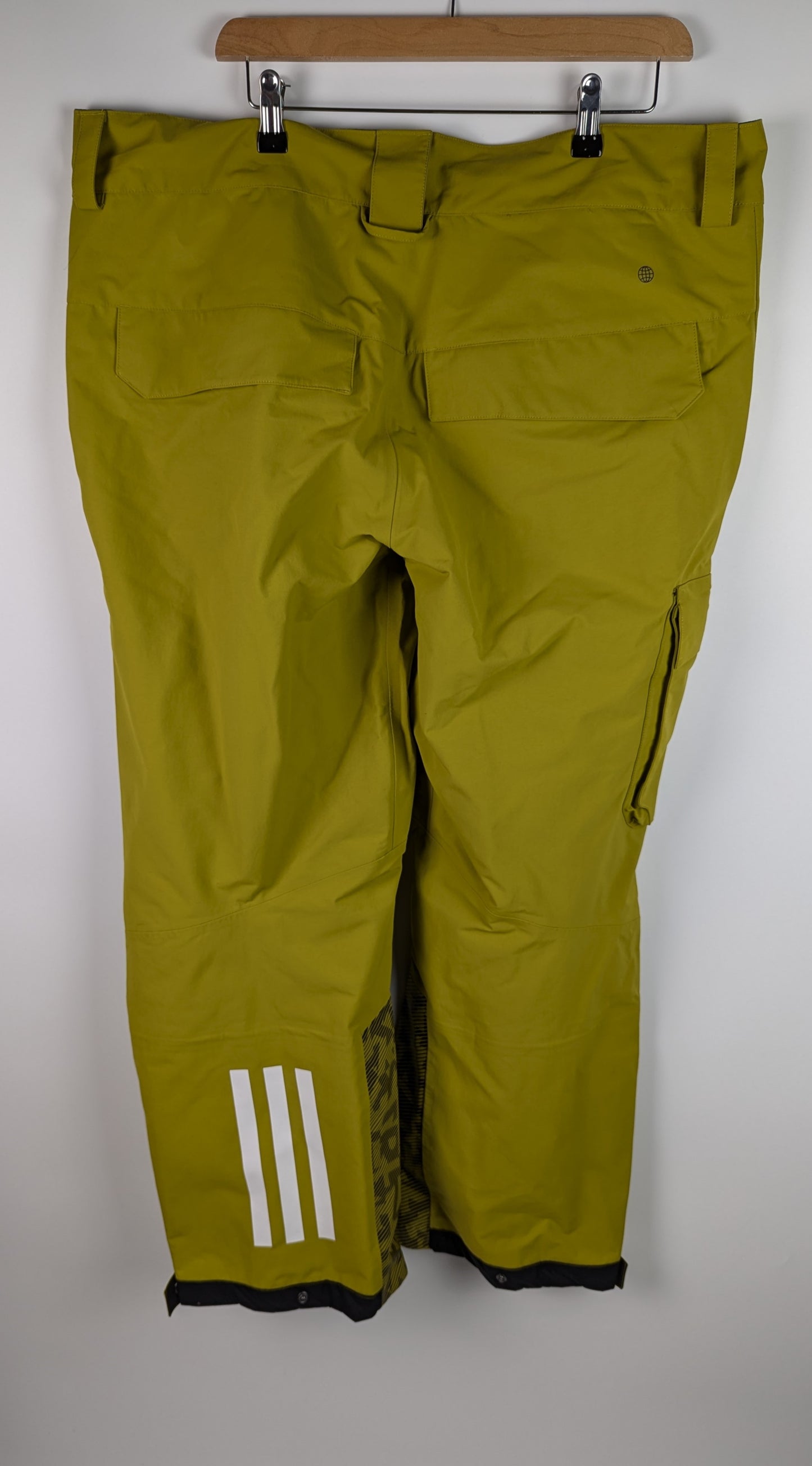 Adidas Terrex 3-Layer Post-Consumer Nylon Snow Trousers- Green
