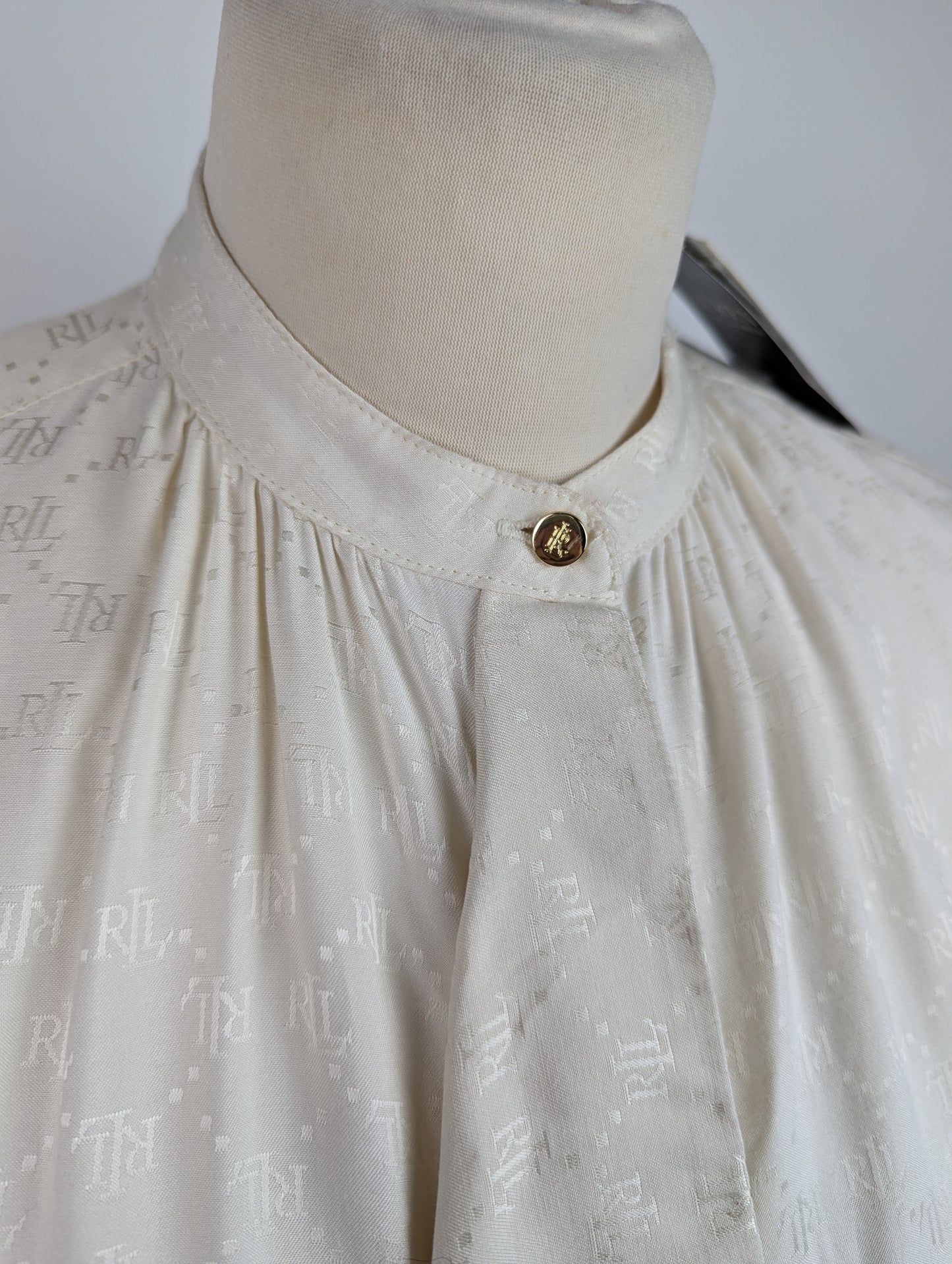 Lauren Ralph Lauren Womens Karilyna Shirt - Cream