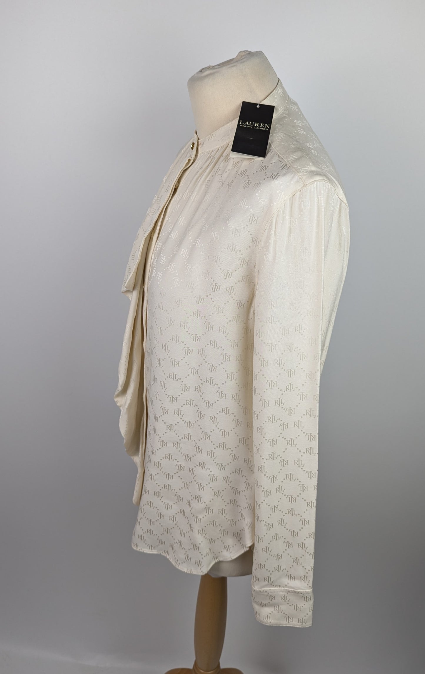 Lauren Ralph Lauren Womens Karilyna Shirt - Cream