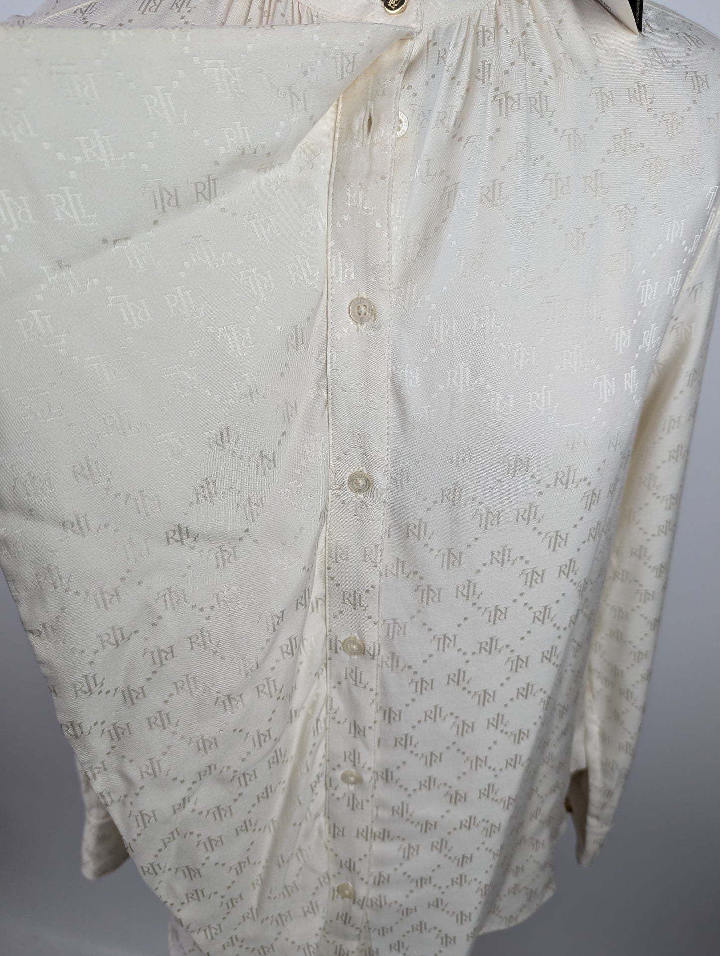 Lauren Ralph Lauren Womens Karilyna Shirt - Cream