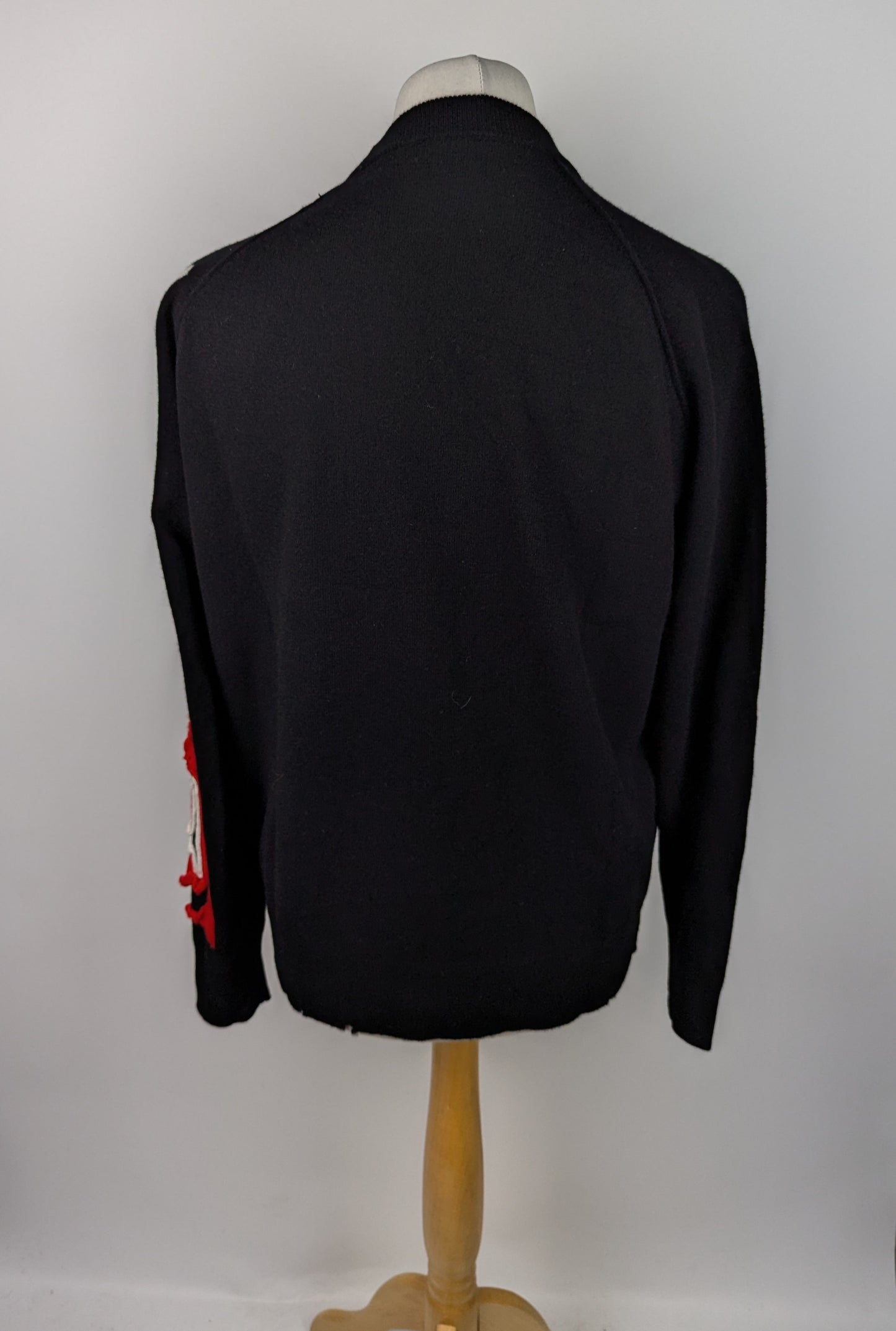 Diesel Mens K-Saria logo-intarsia jumper - Black