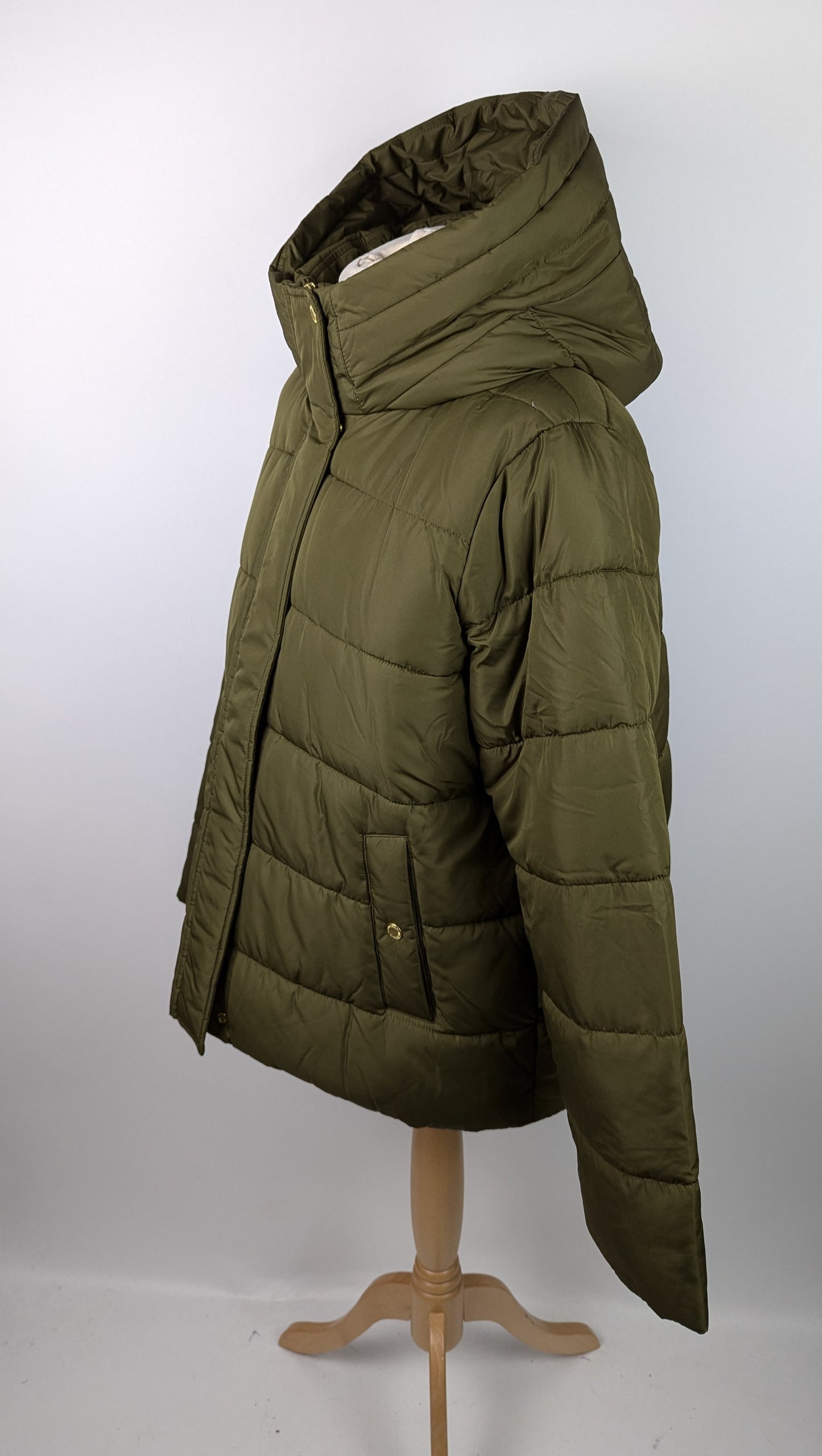 Barbour International Barron Womens Puffer Jacket - Green